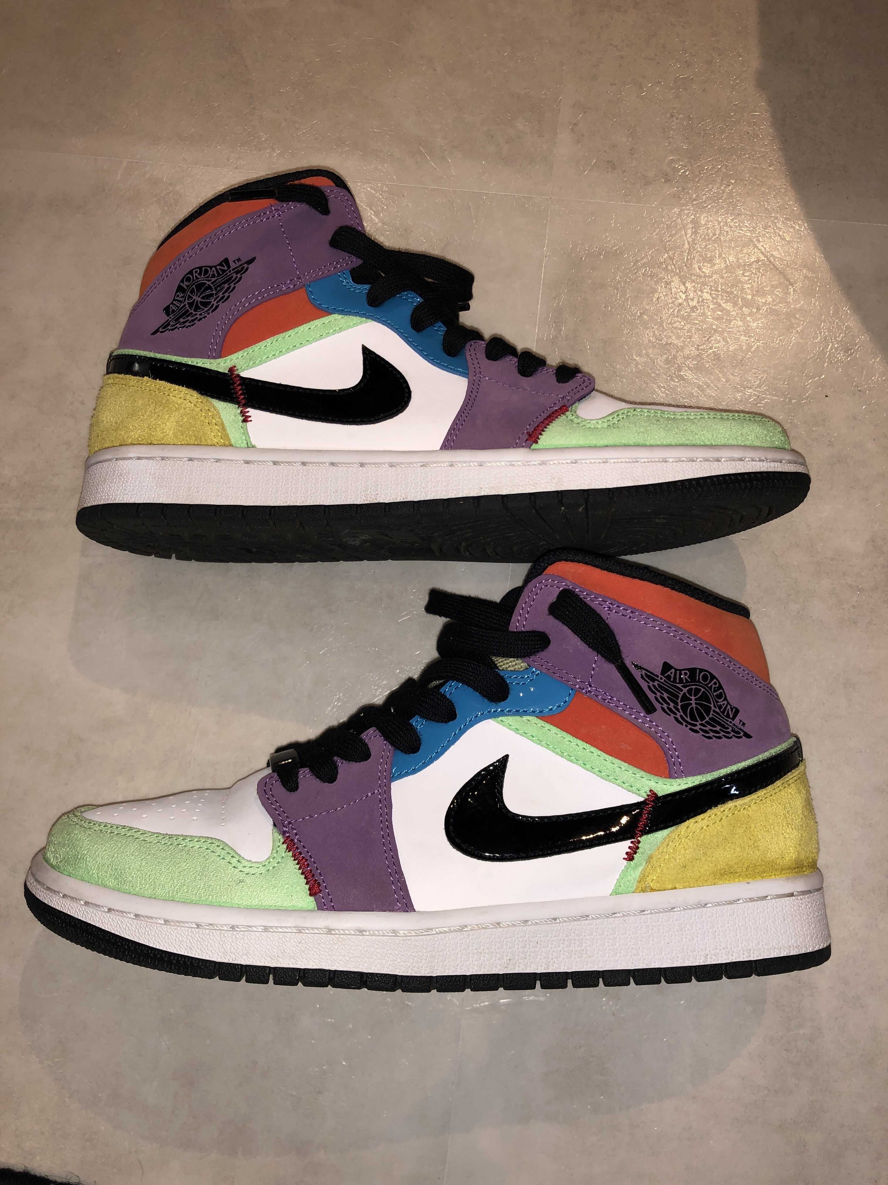 Nike Women's Air Jordan 1 Mid "Multi Color"