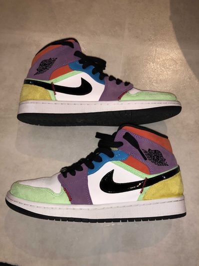 Nike Women's Air Jordan 1 Mid "Multi Color"