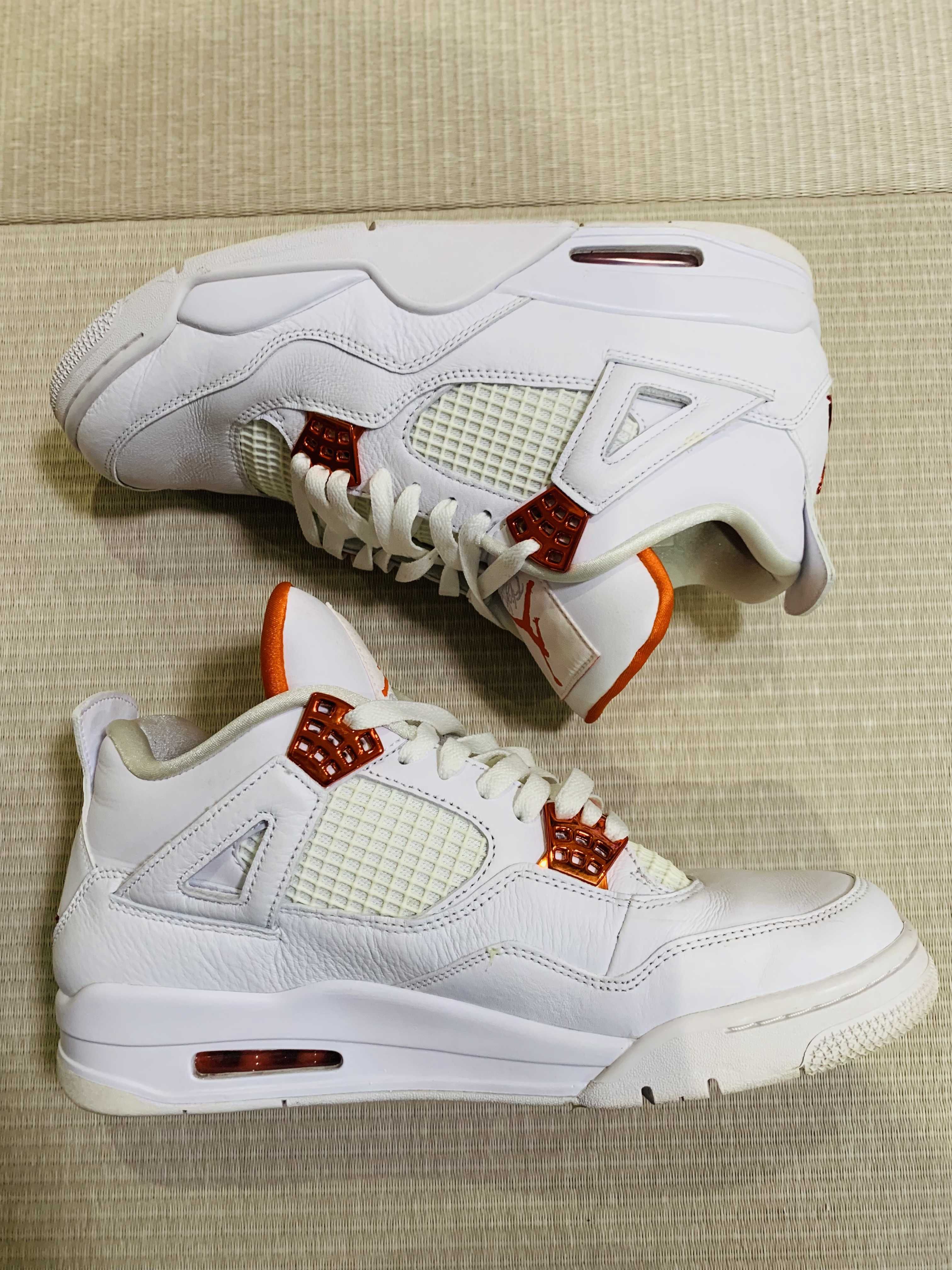 Nike Air Jordan 4 Retro "White/Team Orange"