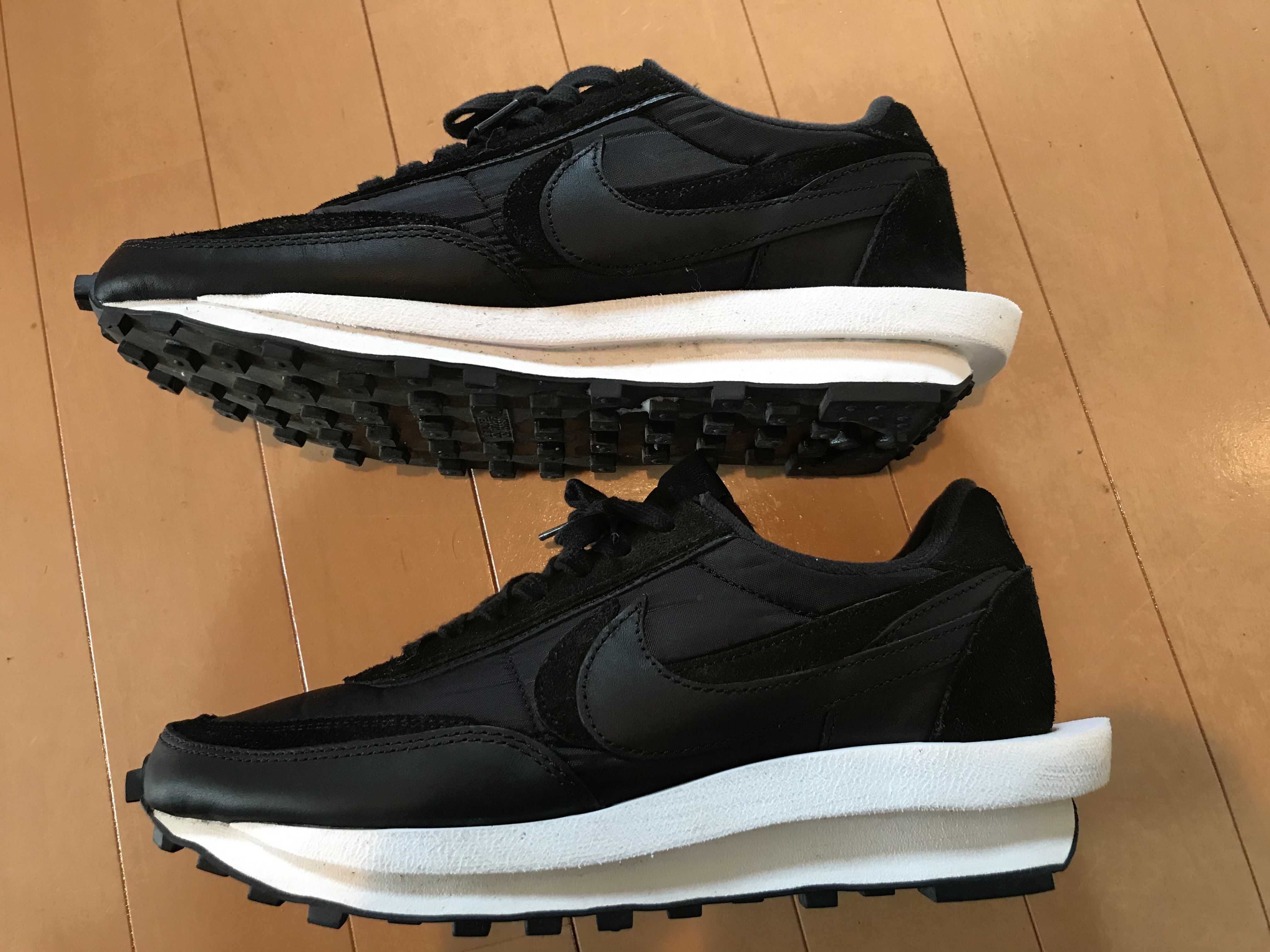 sacai × Nike LDV Waffle "Triple Black"