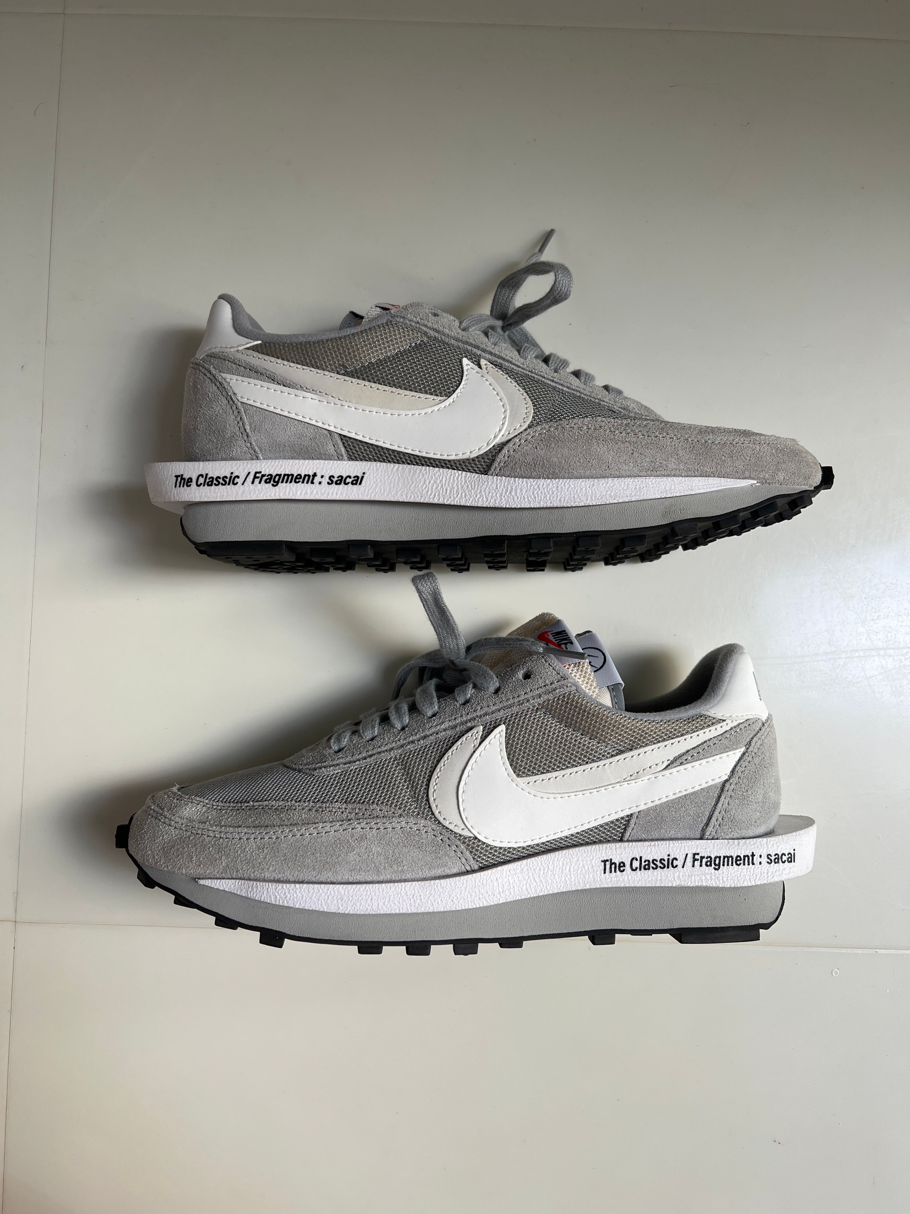 Fragment × sacai × Nike LD Waffle "Light Smoke Grey"