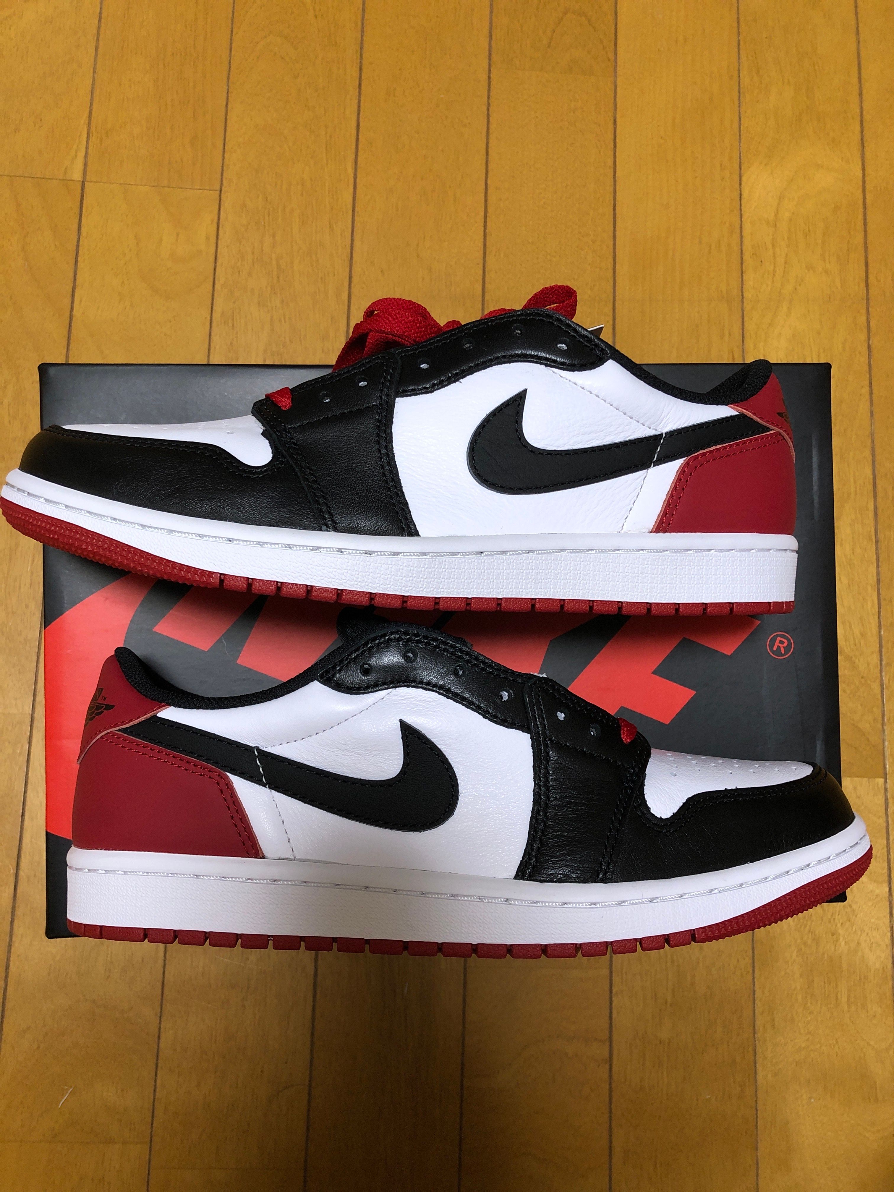 Nike Air Jordan 1 Retro Low OG "Black Toe"