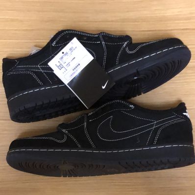 Travis Scott × Nike Air Jordan 1 Low OG SP "Black Phantom"
