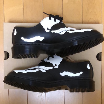 Supreme × Dr.Martens 1461 Skull 3 Eye Shoe "Black/White" (25FW Week 14)