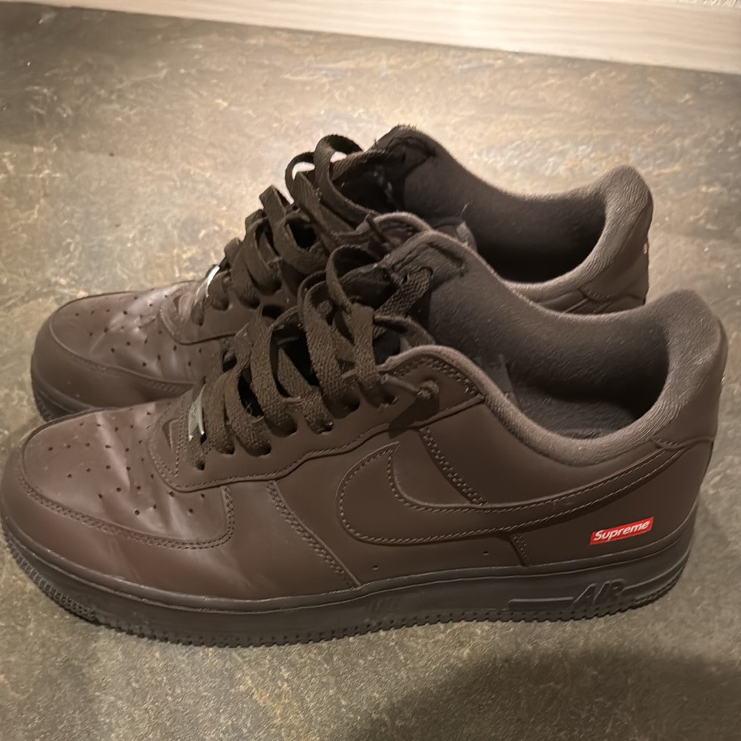 Supreme × Nike Air Force 1 Low "Baroque Brown"