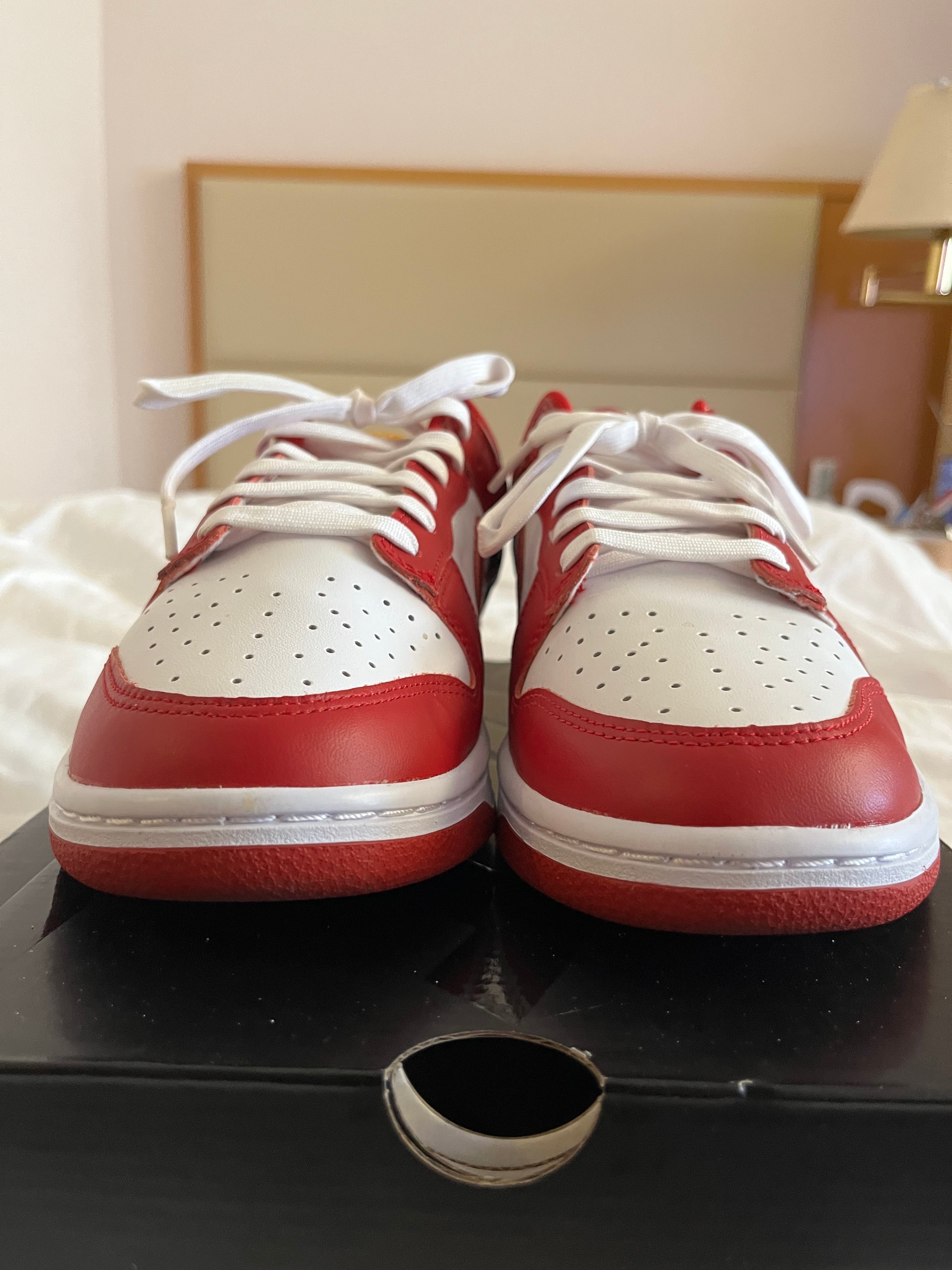 Nike Dunk Low SP "White and University Red"