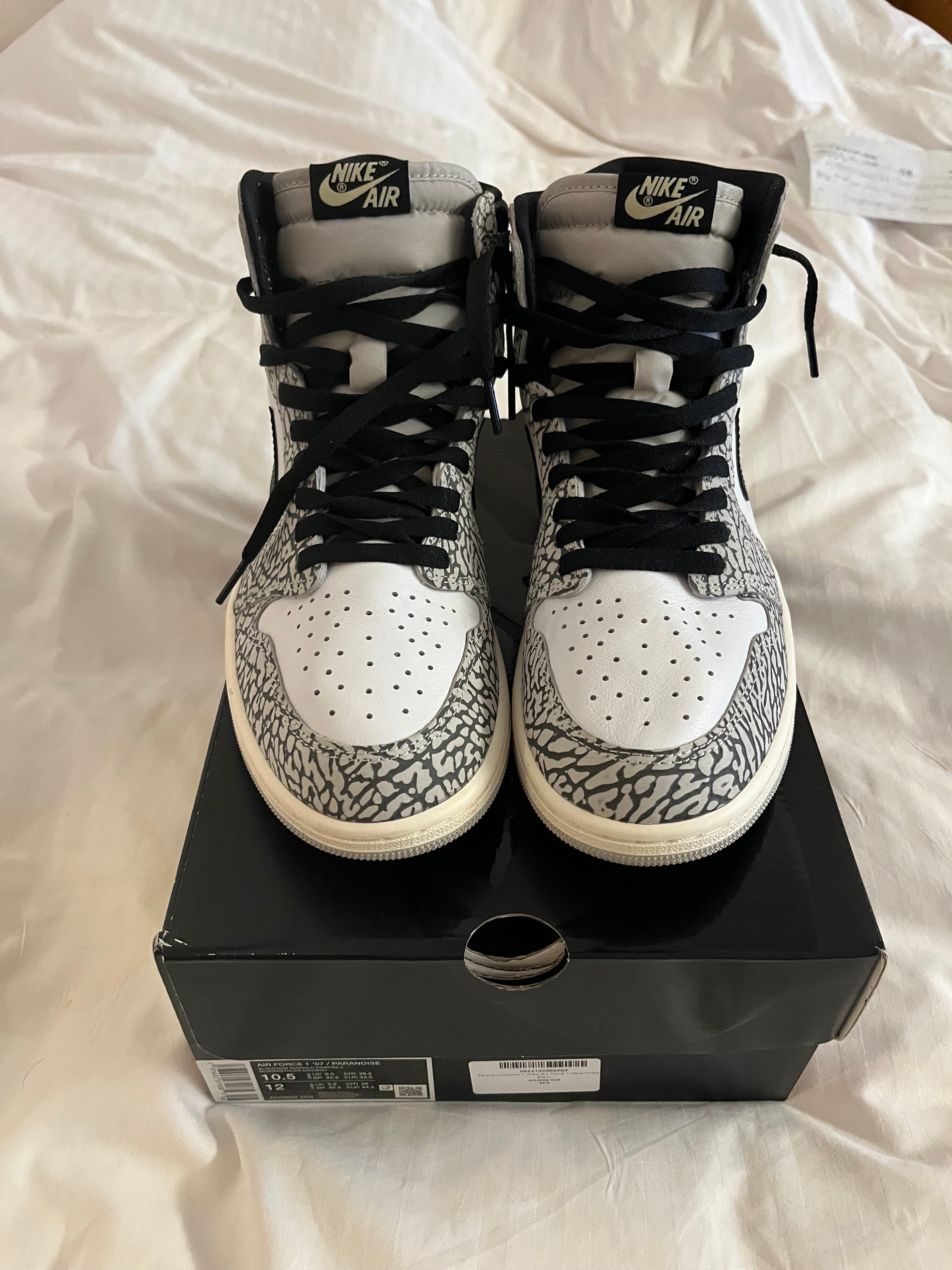 Nike Air Jordan 1 High OG "White Cement/Safari"