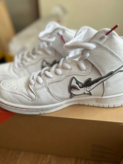 Oski x Nike SB Dunk High "Great White Shark"