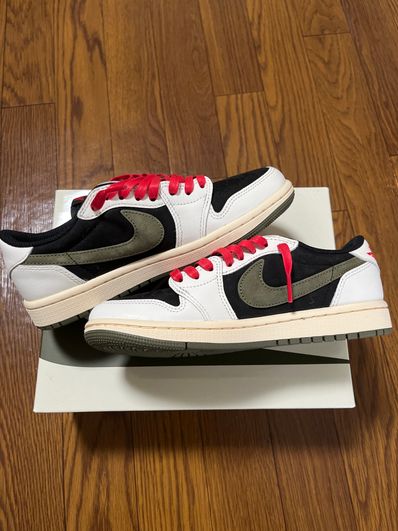 Travis Scott × Nike Women's Air Jordan 1 Low OG "Medium Olive"