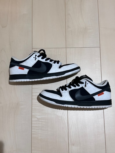 TIGHTBOOTH × Nike SB Dunk Low Pro QS "Black and White"