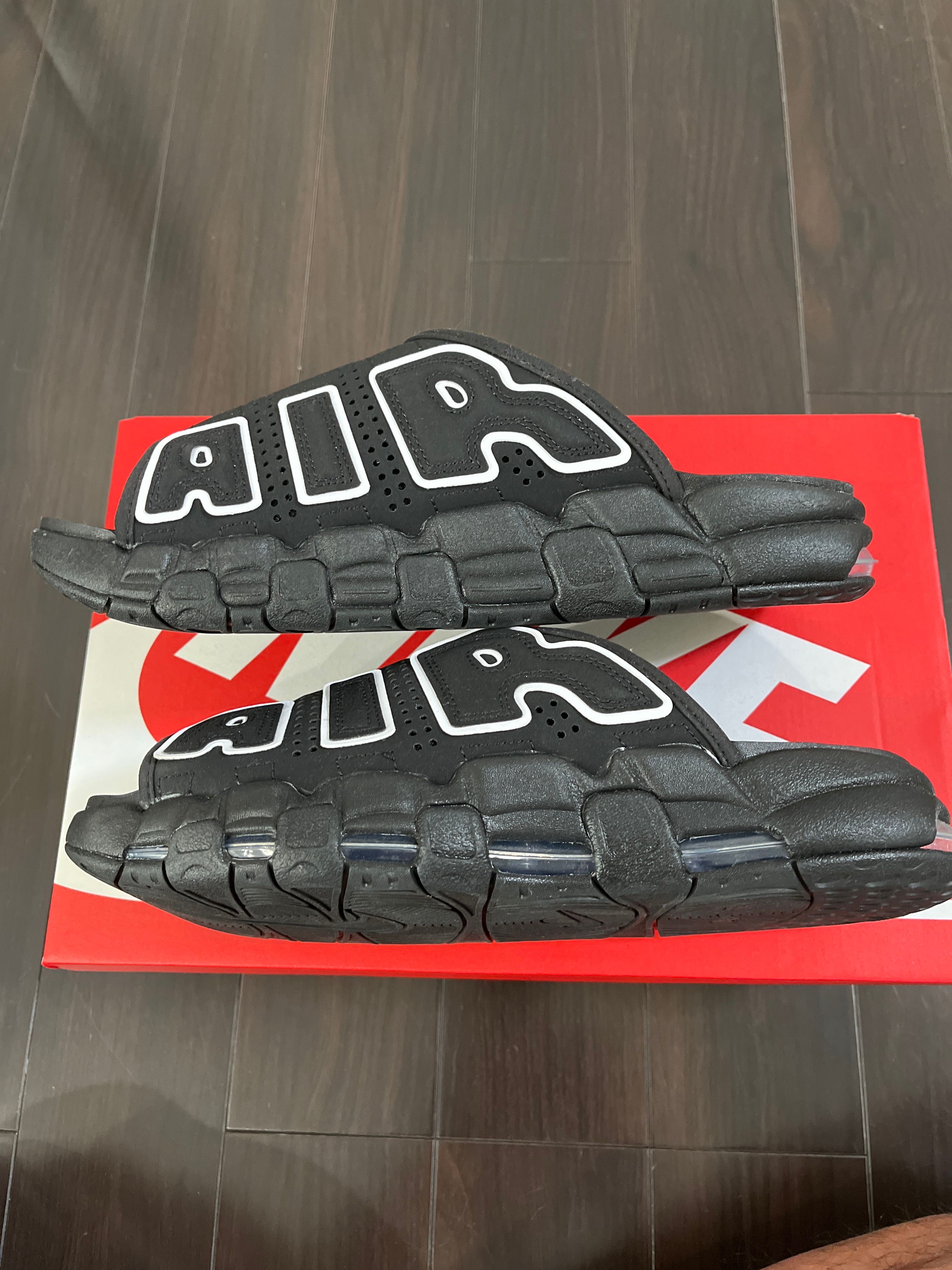 Nike Air More Uptempo Slide "Black" (DV2132-001/DV2137-001)