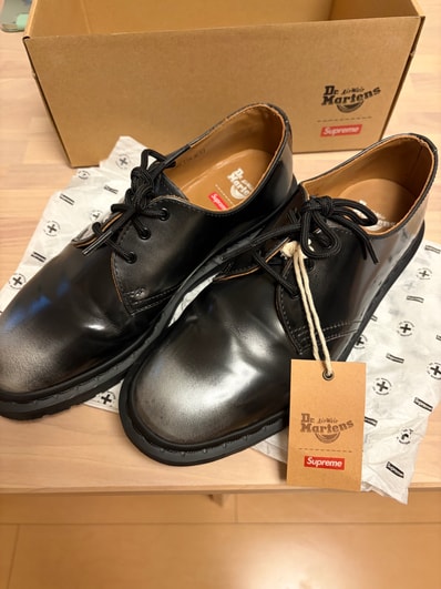 Supreme × Dr.Martens 1461 3 Eye Shoe "Black"