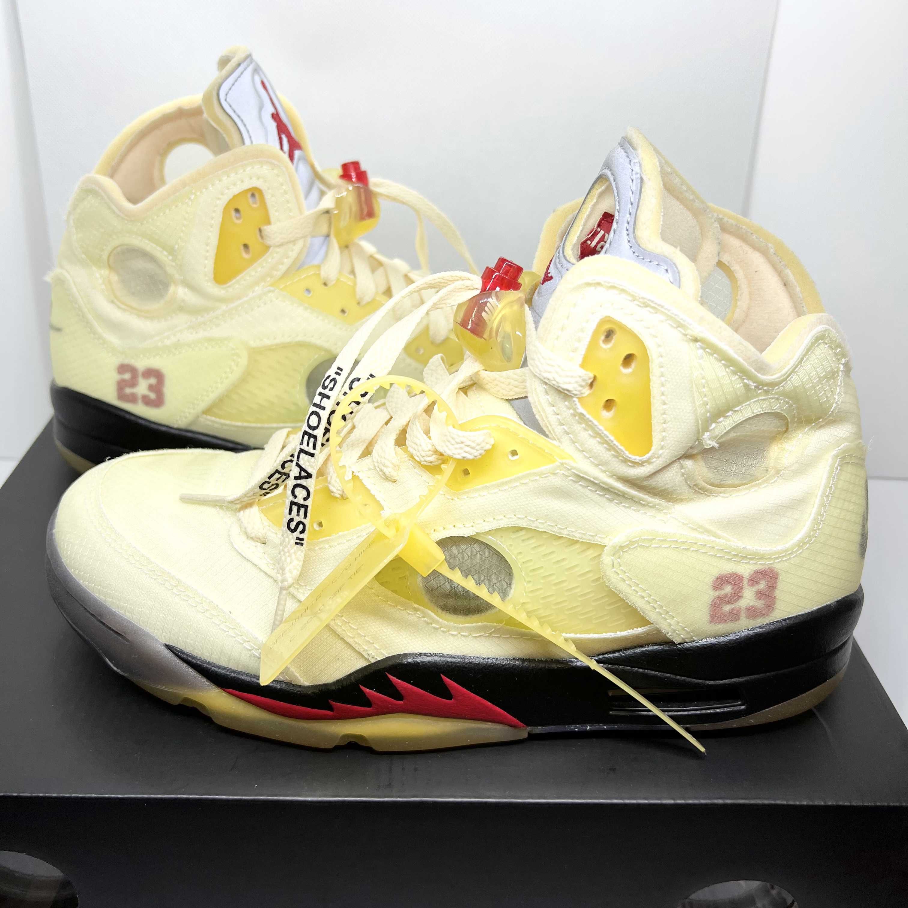 Off-White × Nike Air Jordan 5 "Sail"