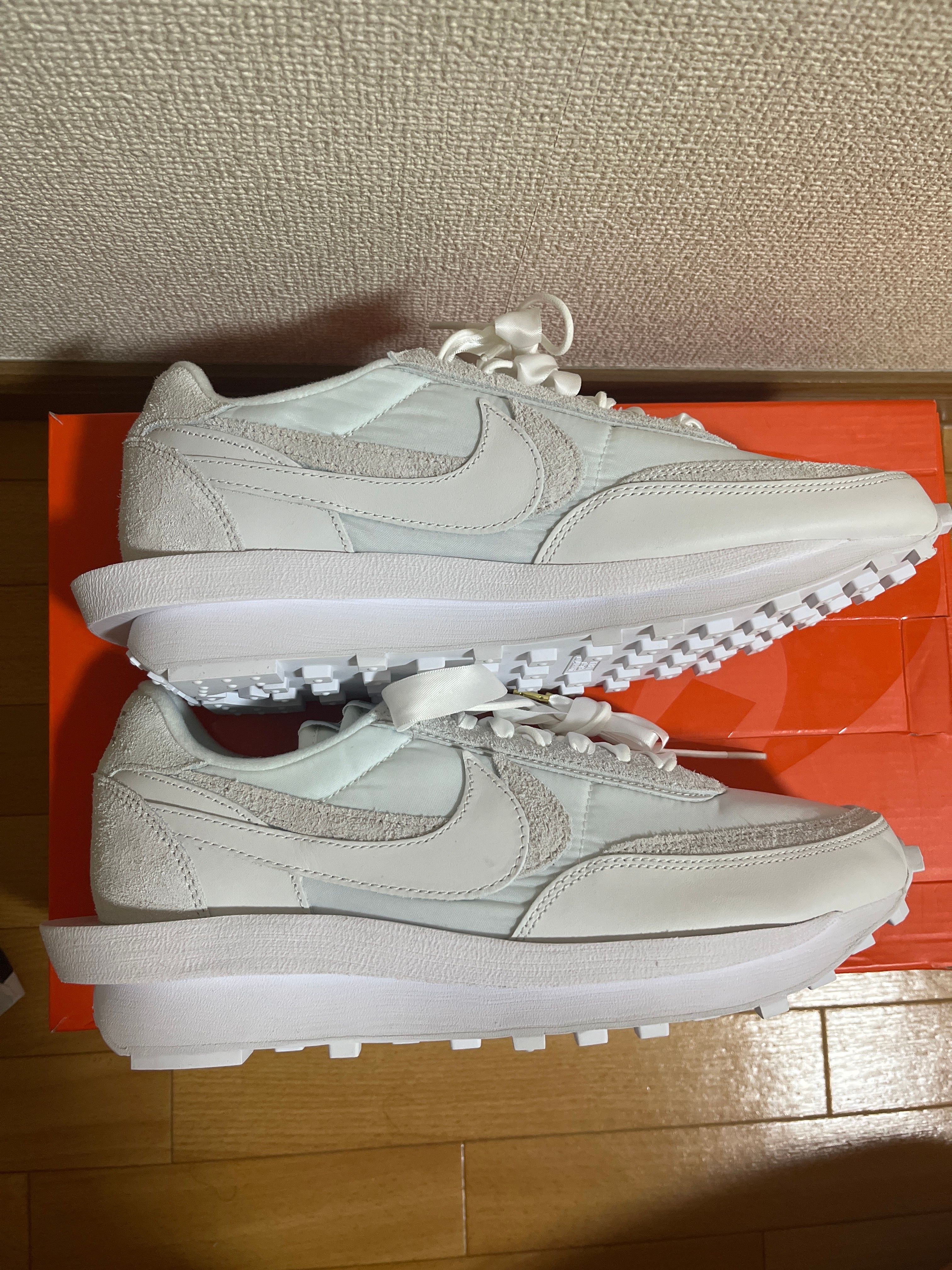 sacai × Nike LDV Waffle "Triple White"
