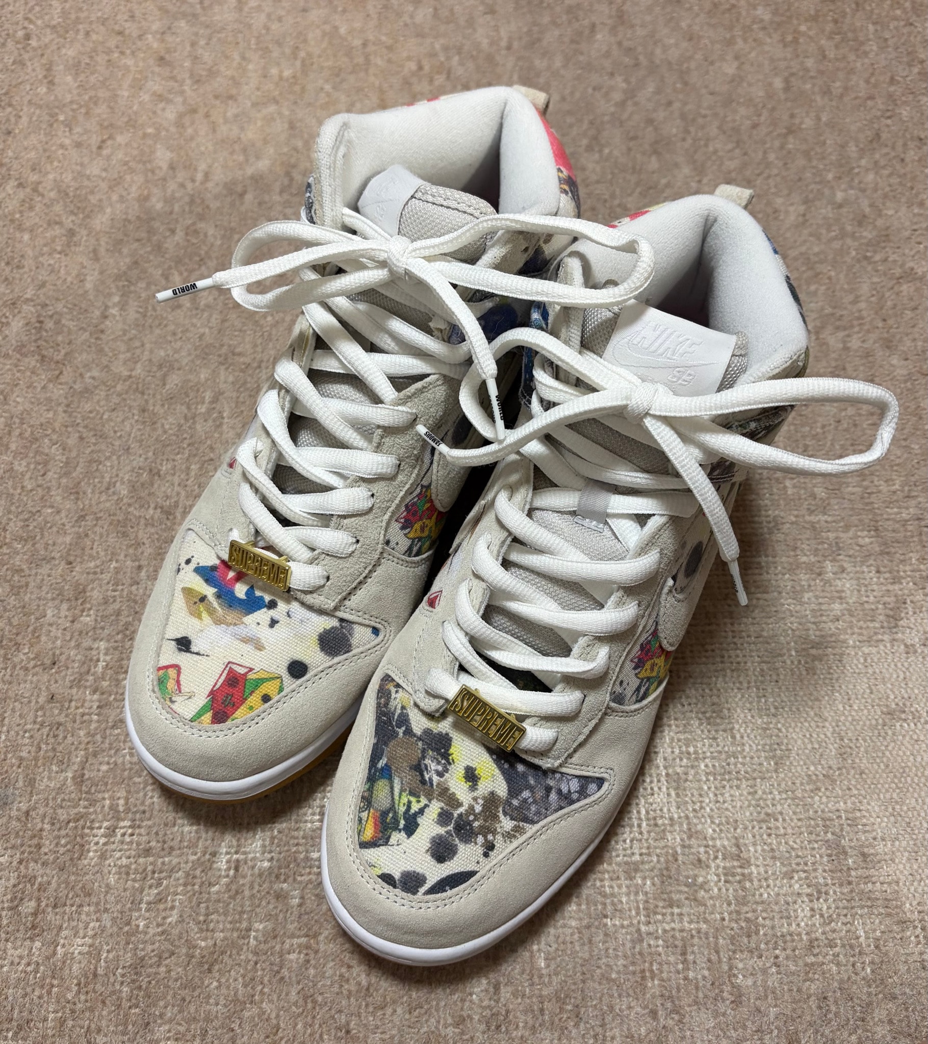 Supreme × Nike SB Dunk High "Rammellzee"