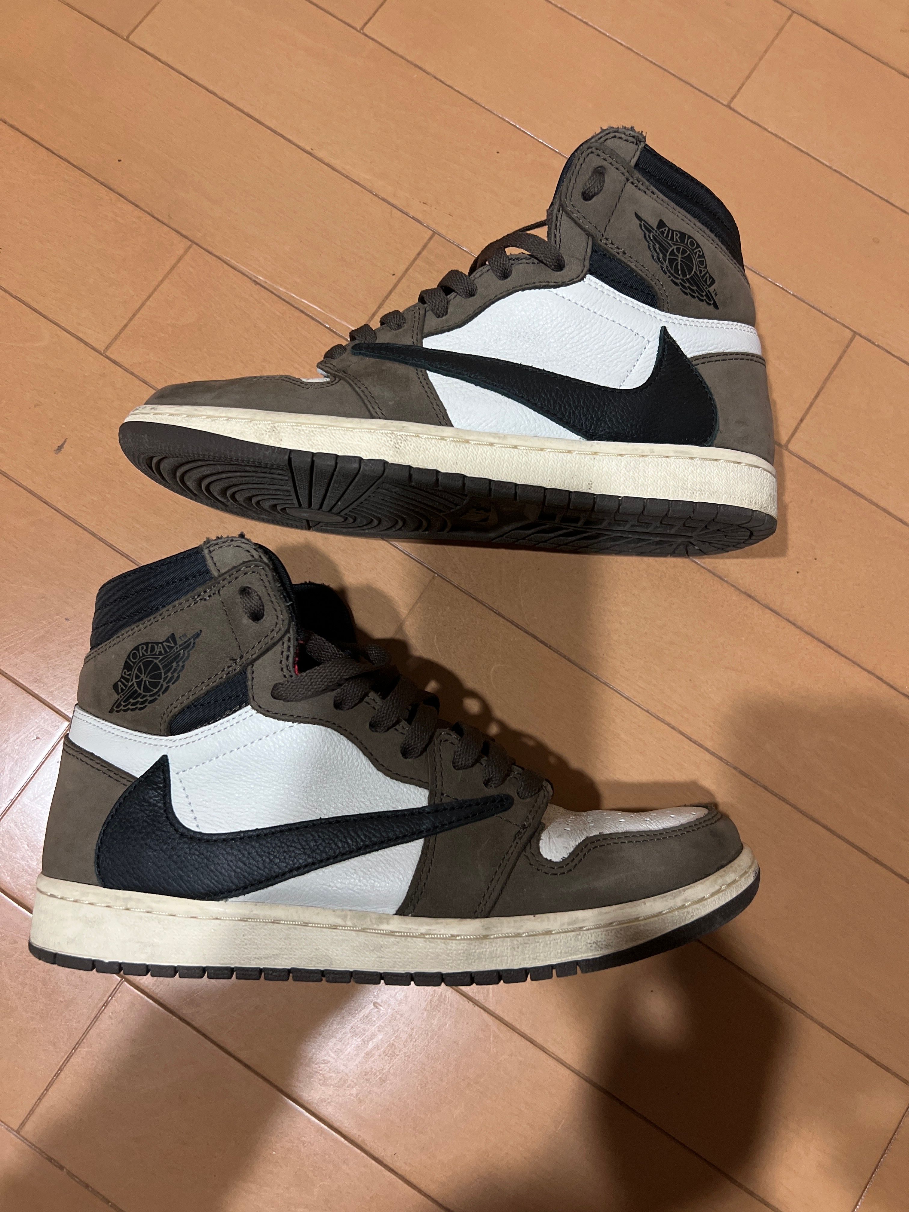 Travis Scott × Nike Air Jordan 1 Retro High OG TS SP "Sail/Dark Mocha"