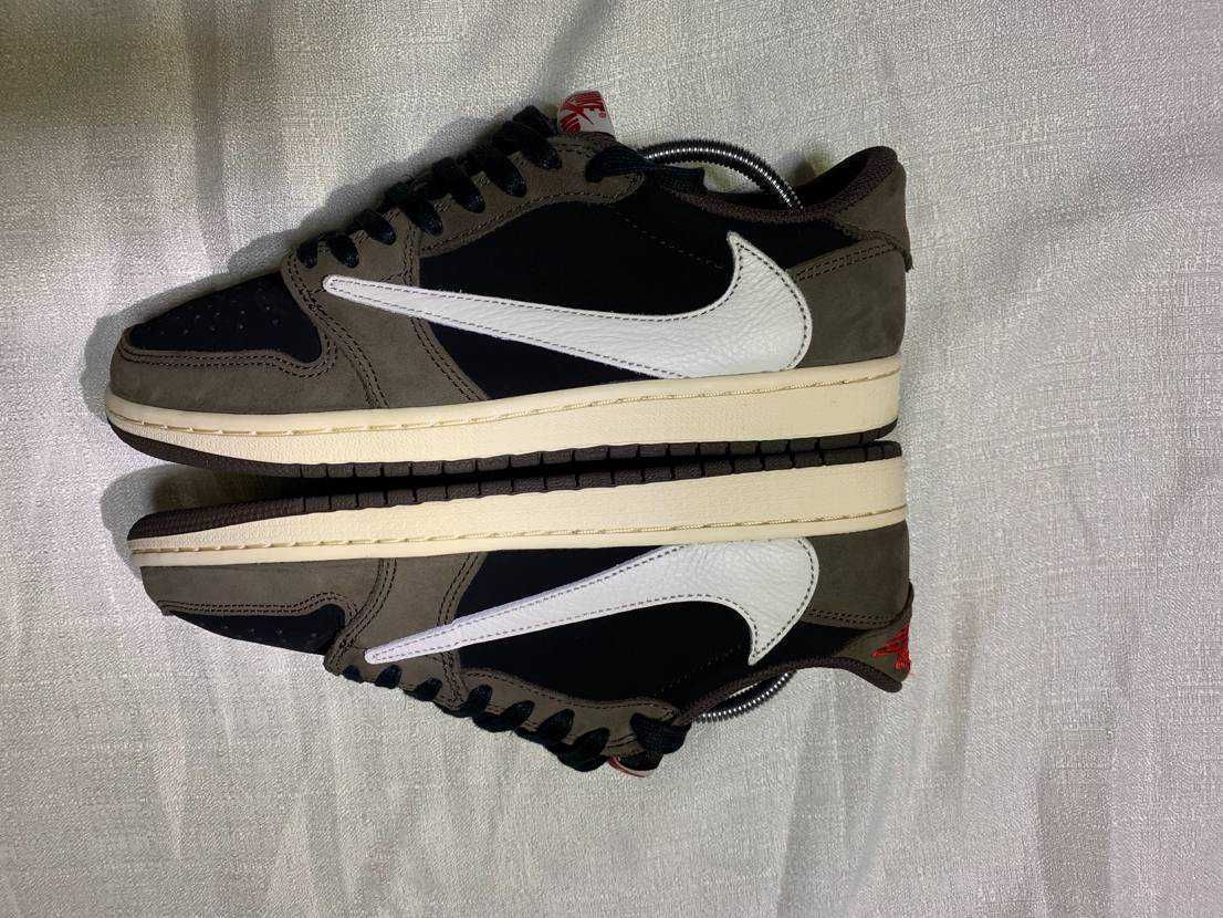 Travis Scott × Nike Air Jordan 1 Low OG SP-T  "Black/Dark Mocha"