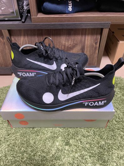 Off-White × Nike Zoom Fly Mercurial Flyknit "Black/White/Volt"