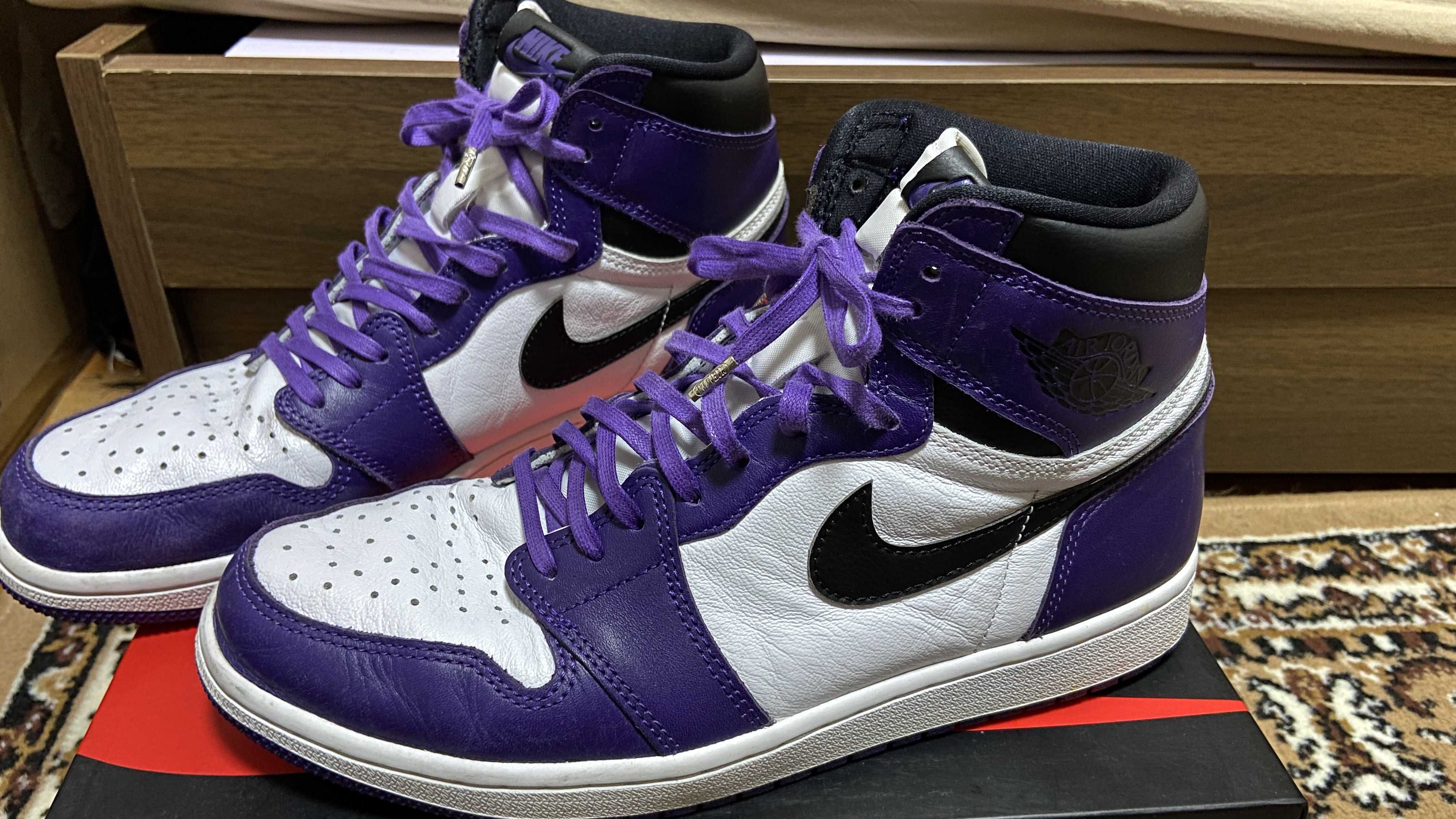 Nike Air Jordan 1 Retro High OG "Court Purple White/Black" (2020)   