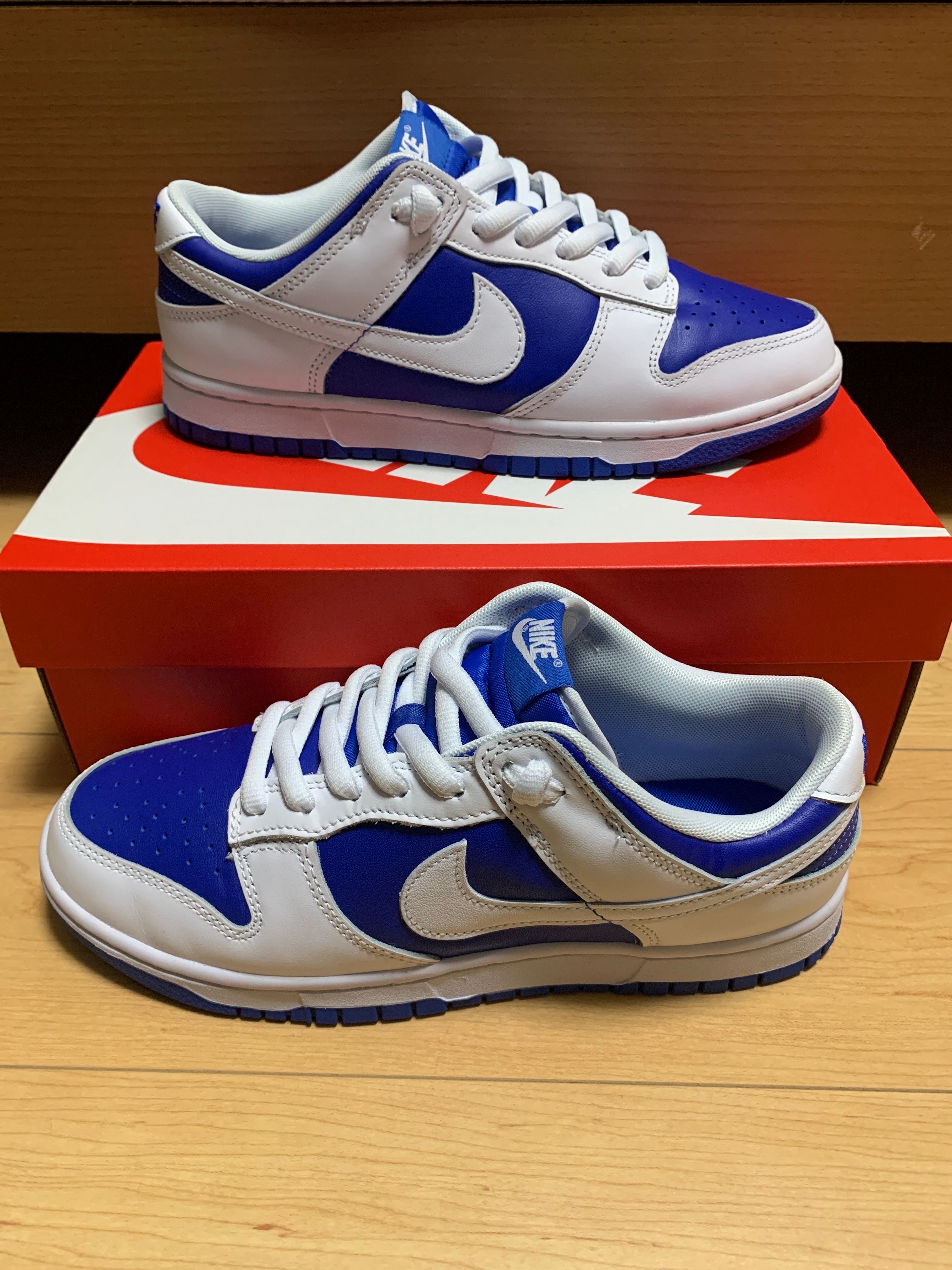 Nike Dunk Low Retro "Racer Blue and White"