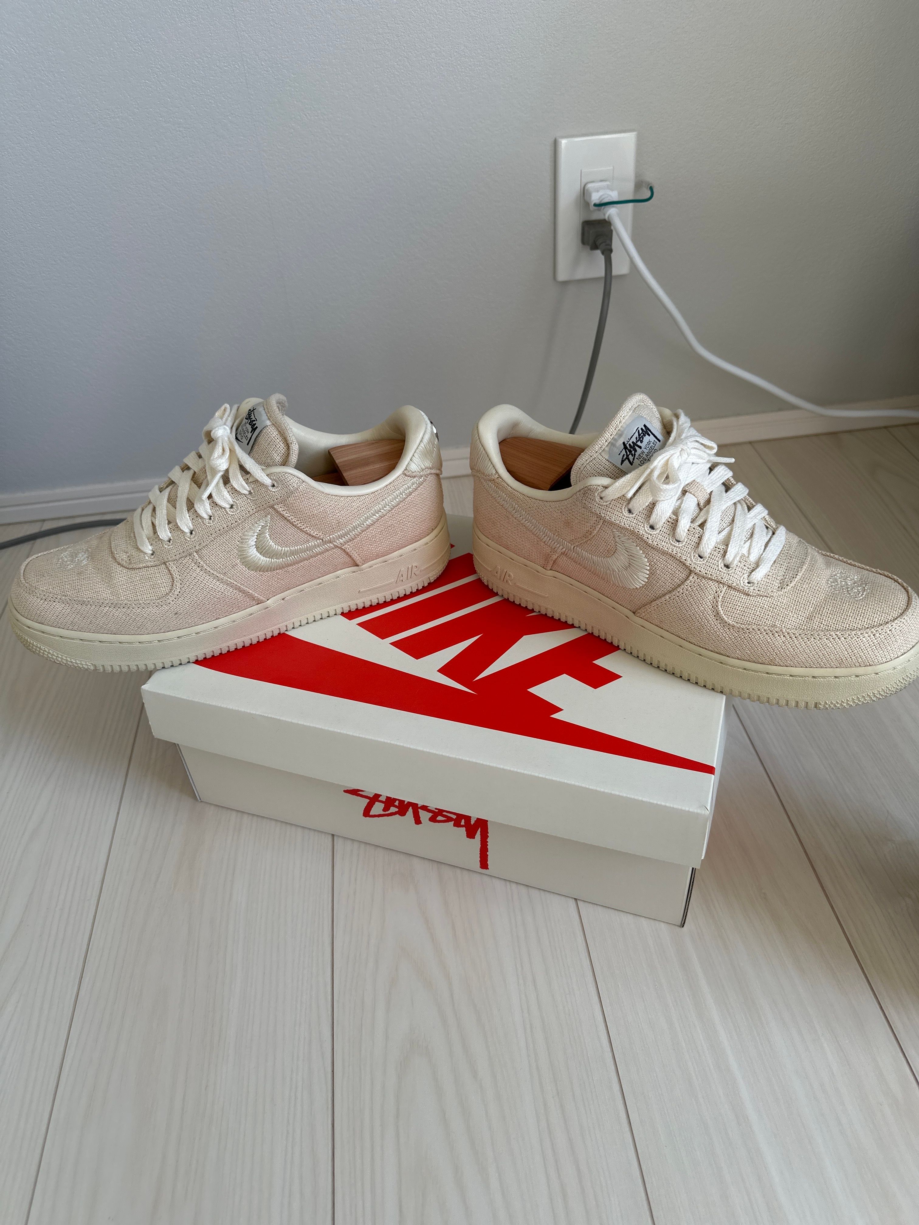 Stussy × Nike Air Force 1 Low "Fossil Stone"