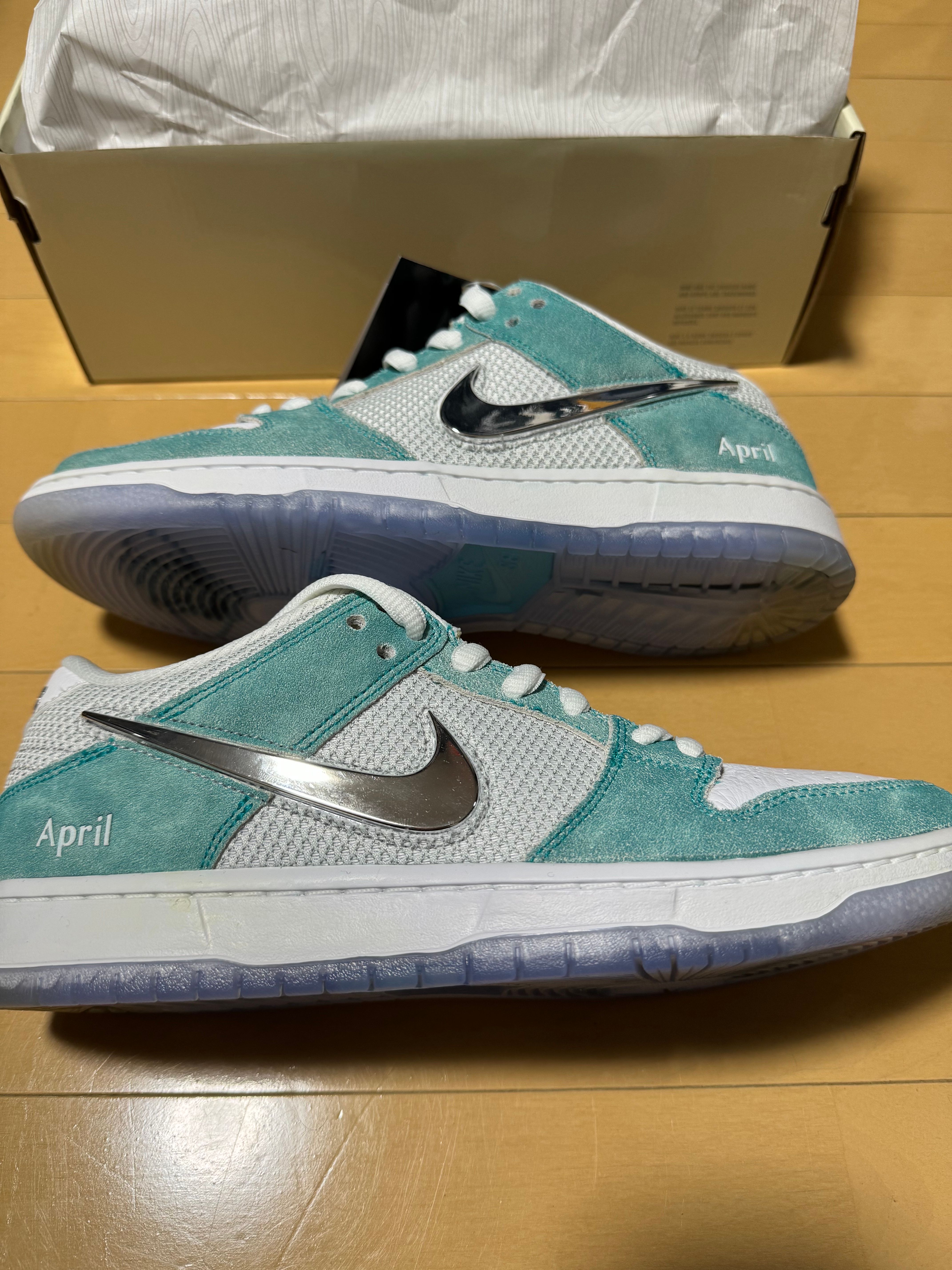 APRIL SKATEBOARDS × Nike SB Dunk Low Pro QS "White and Multi-Color"