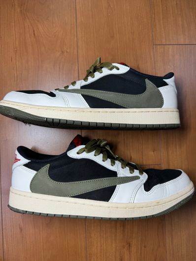 Travis Scott × Nike Women's Air Jordan 1 Low OG "Medium Olive"