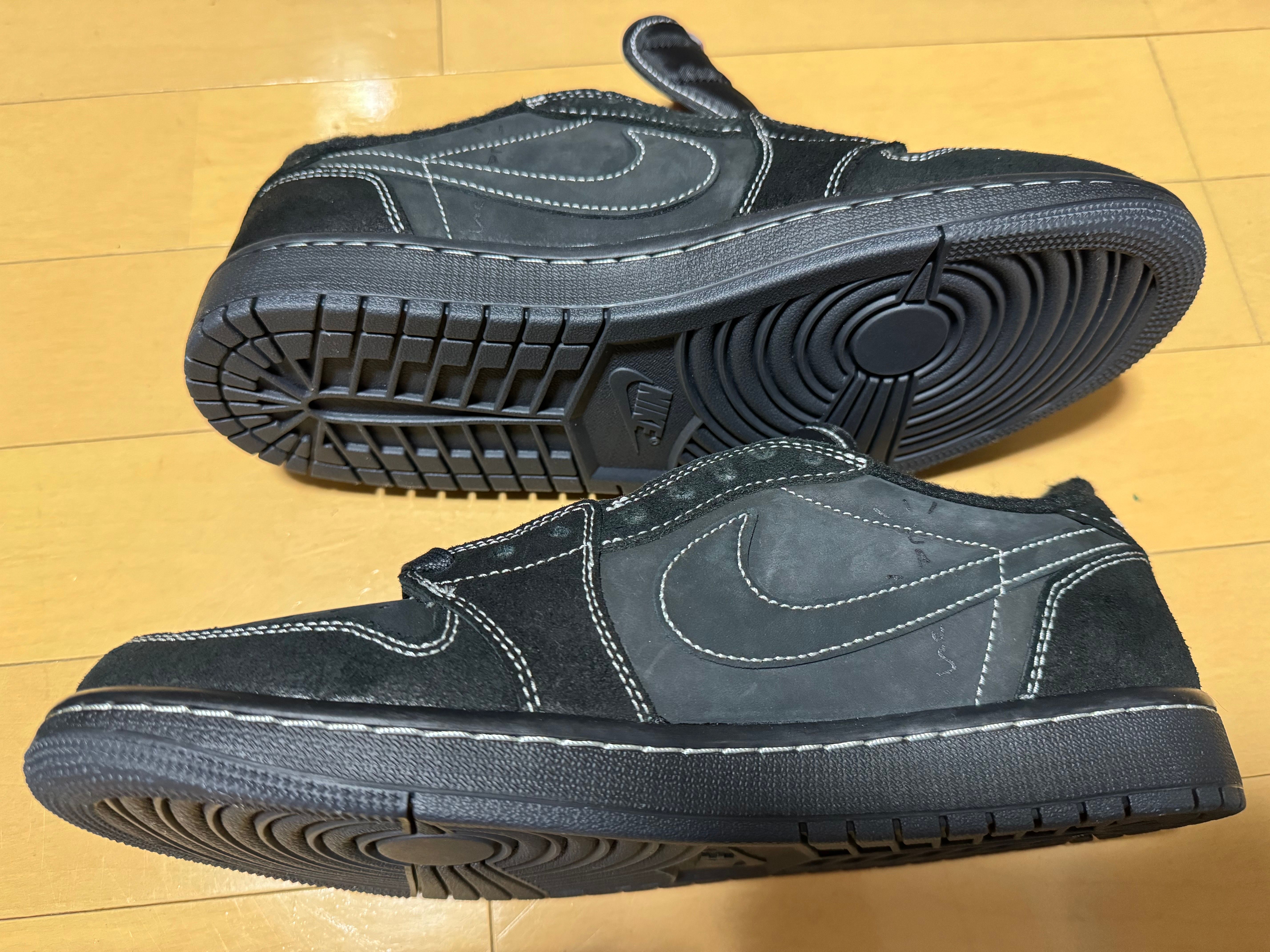Travis Scott × Nike Air Jordan 1 Low OG SP "Black Phantom"