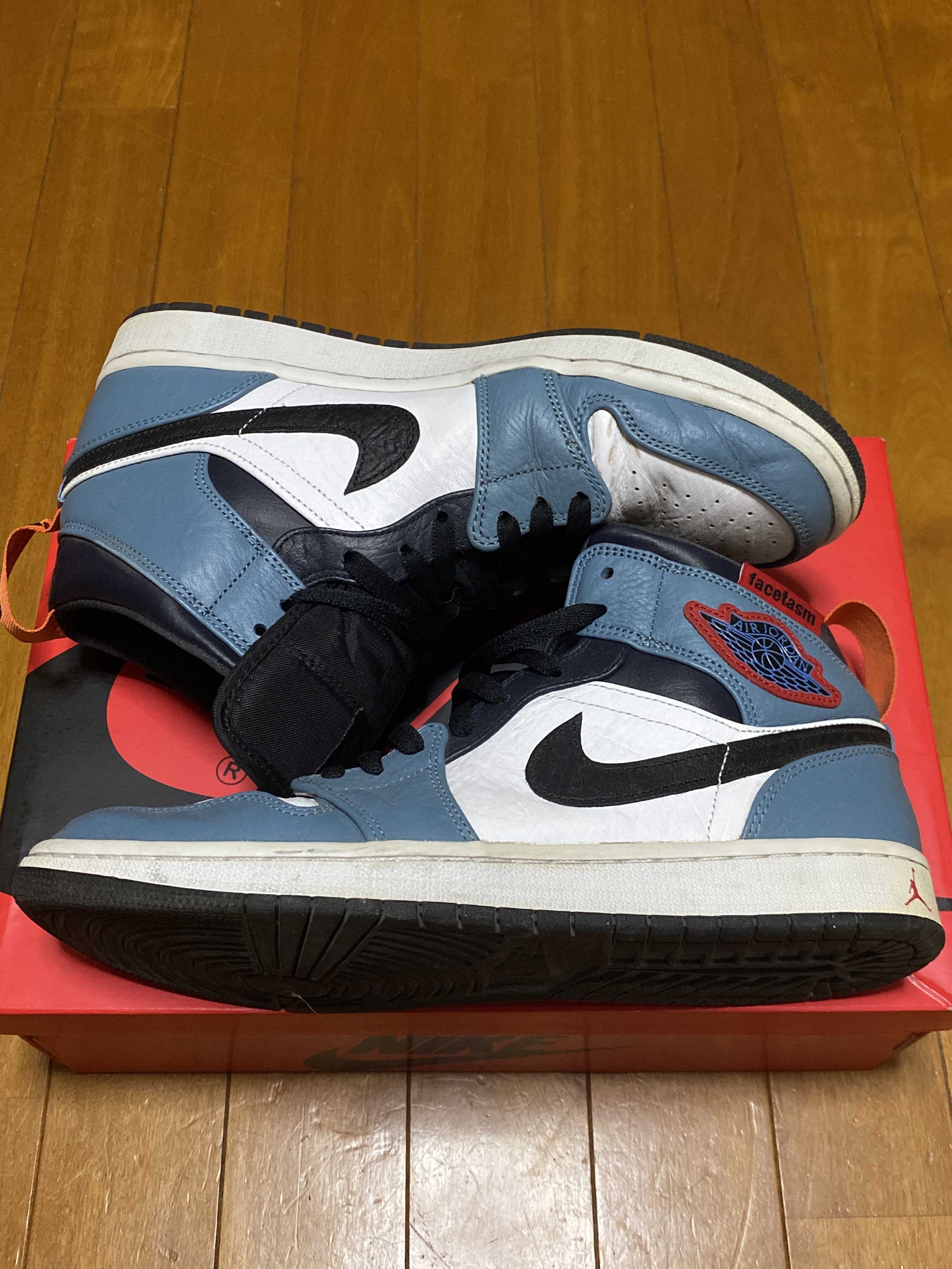 FACETASM × Nike Air Jordan 1 Mid "White/Navy"