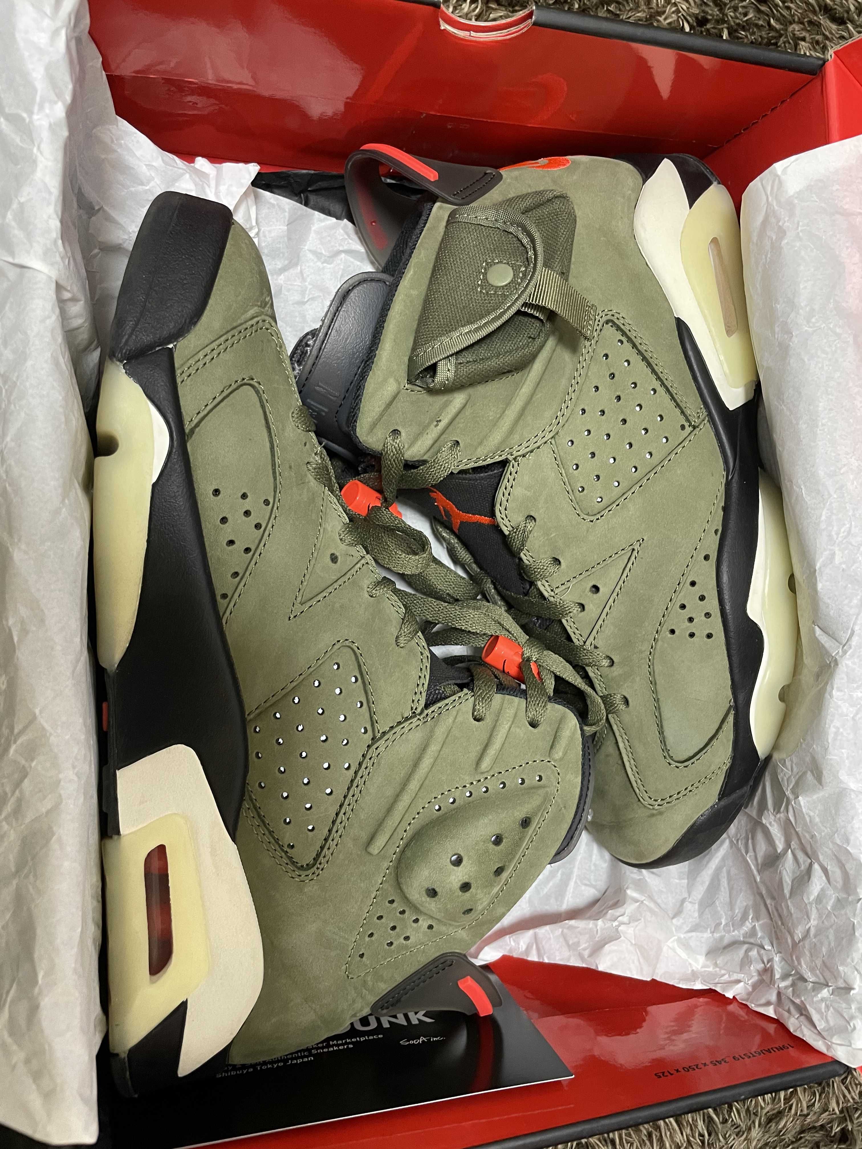 Travis Scott × Nike Air Jordan 6 Retro "Medium Olive"