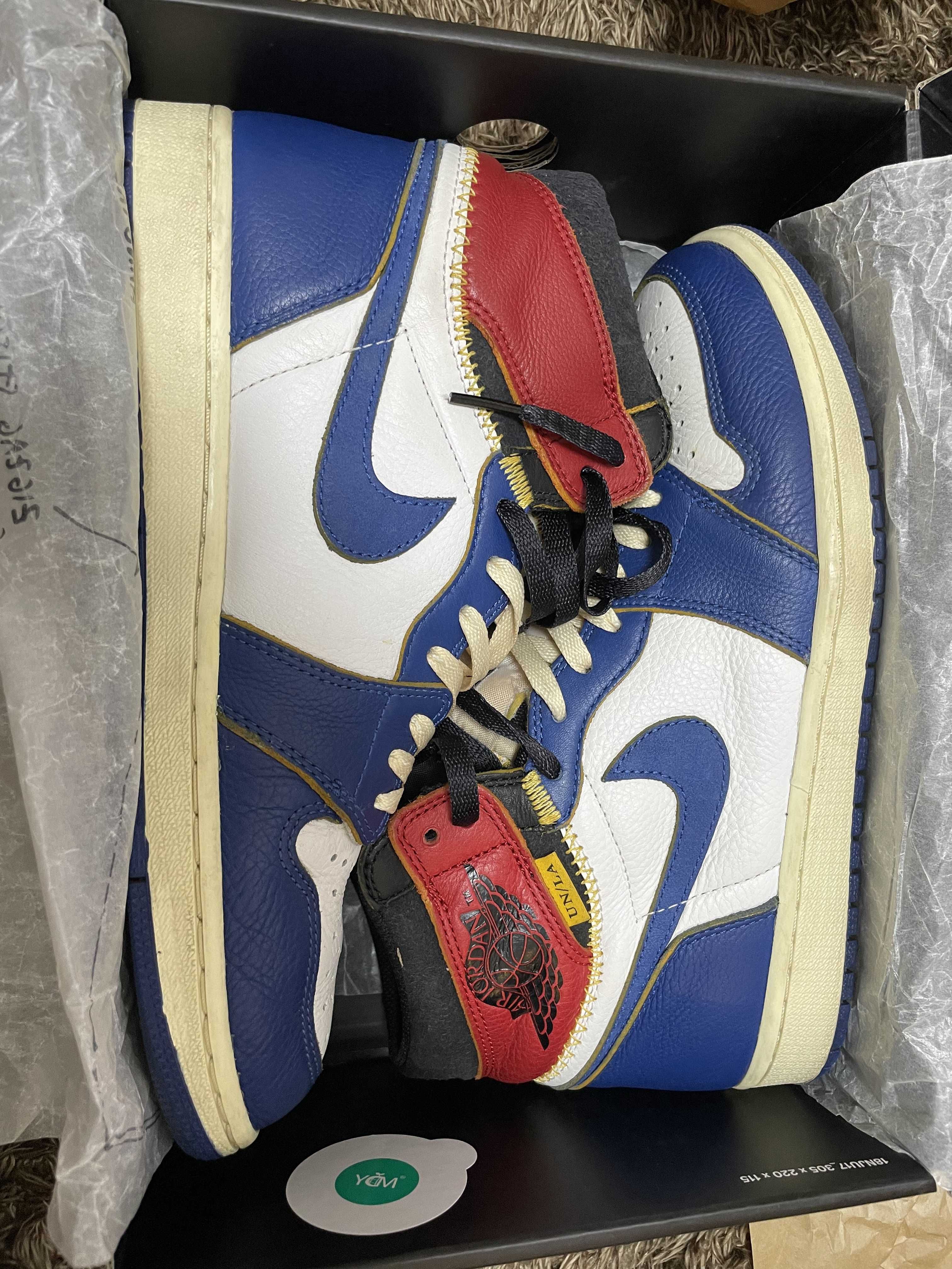 Union × Nike Air Jordan 1 Retro High OG NRG "Storm Blue/Varsity Red"