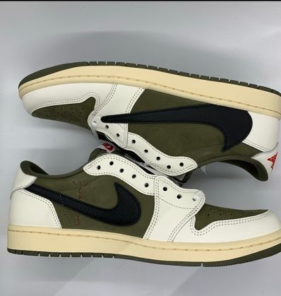 Travis Scott × Nike Air Jordan 1 Low OG SP "Reverse Olive"