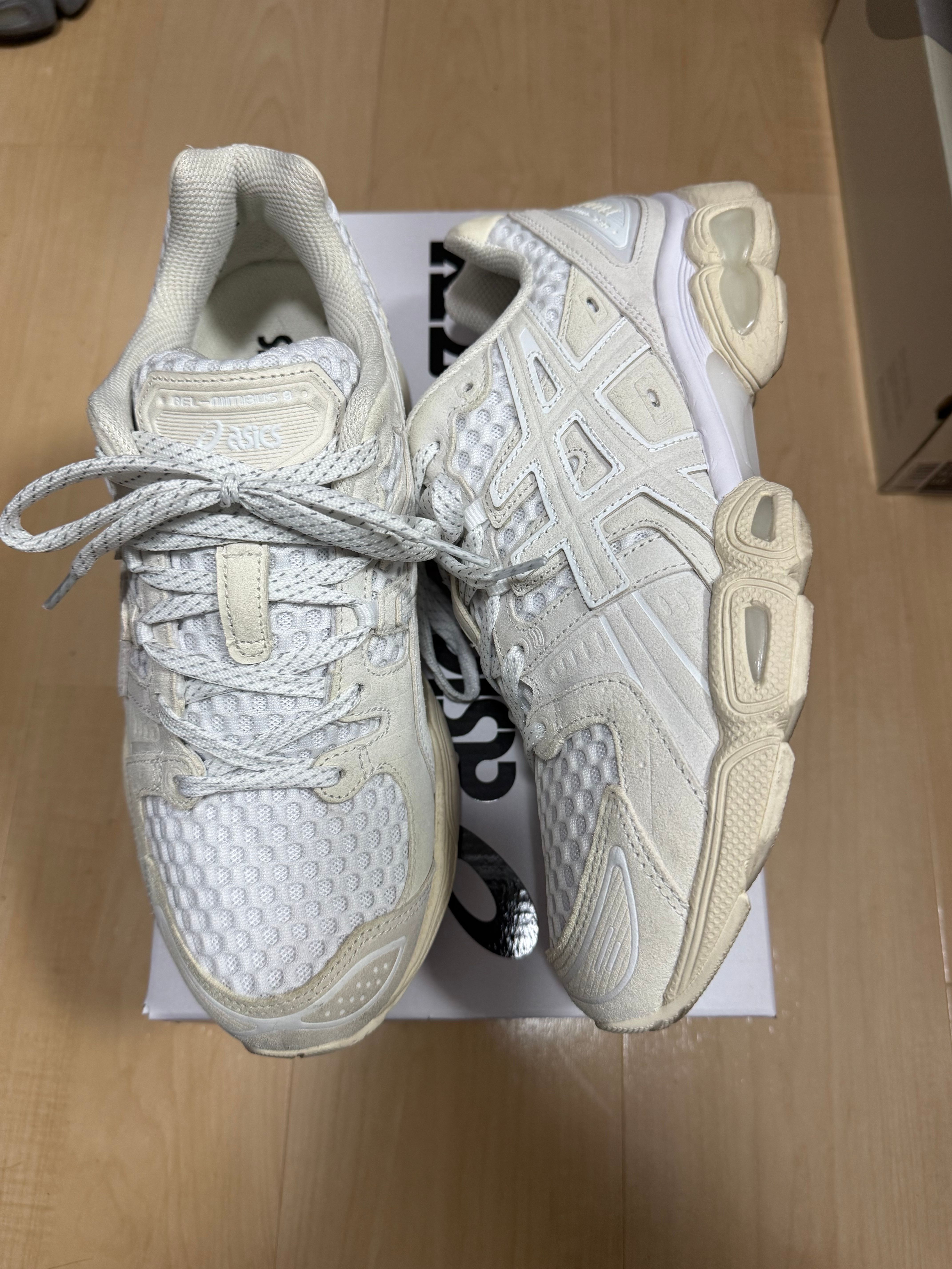 ENNOY × Asics Gel-Nimbus 9 "White/Cream" (1201B034-100)