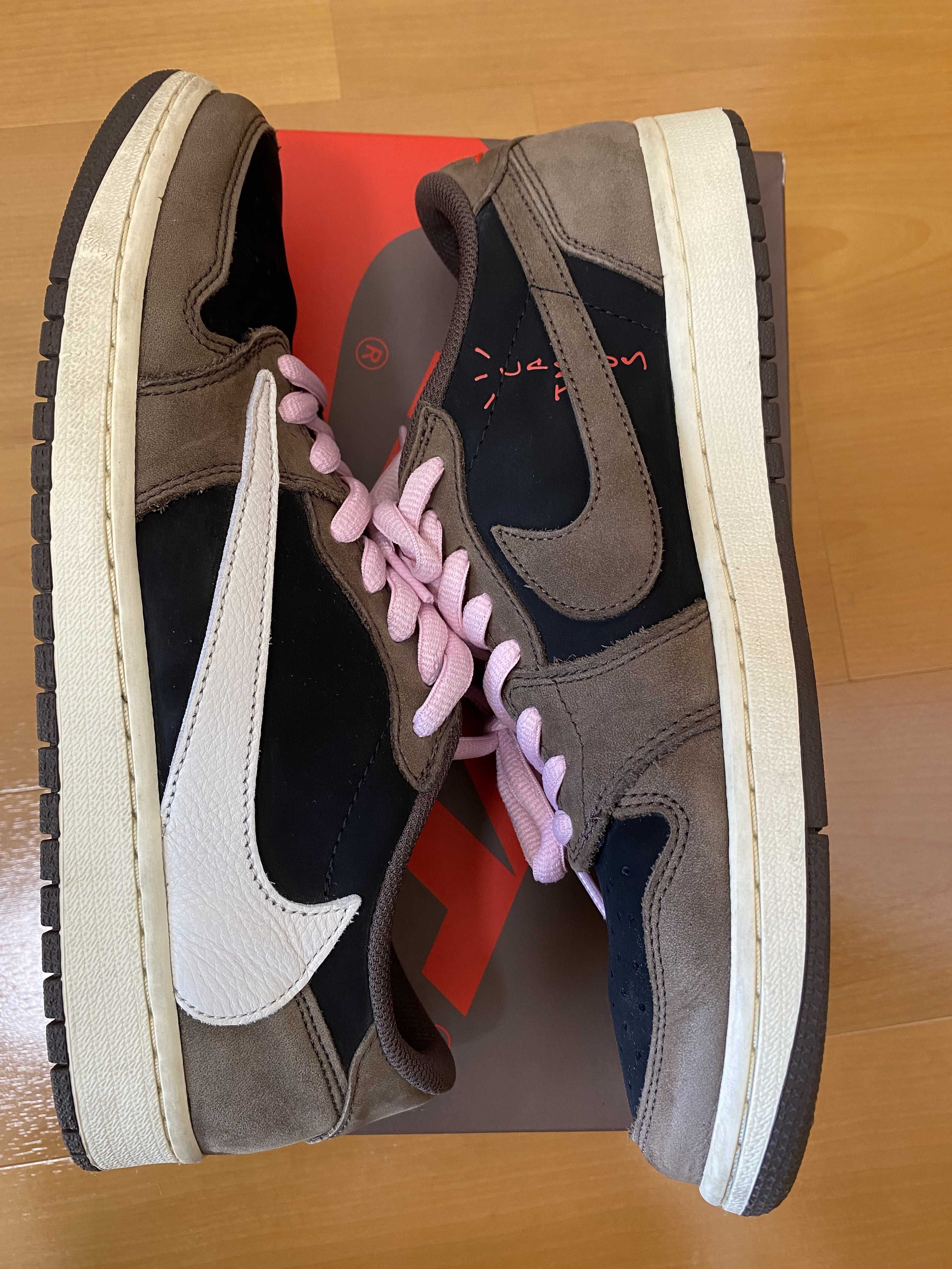 Travis Scott × Nike Air Jordan 1 Low OG SP-T "Black/Dark Mocha"