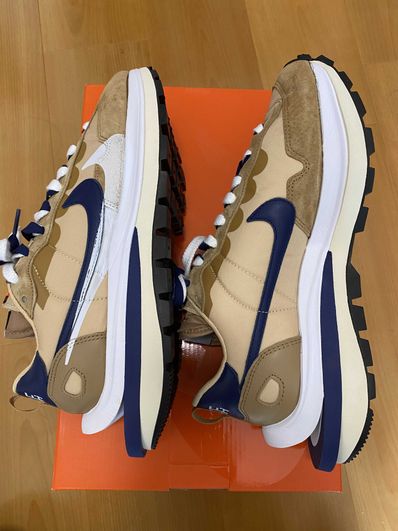 Sacai × Nike Vapor Waffle "Sesame And Blue Void"