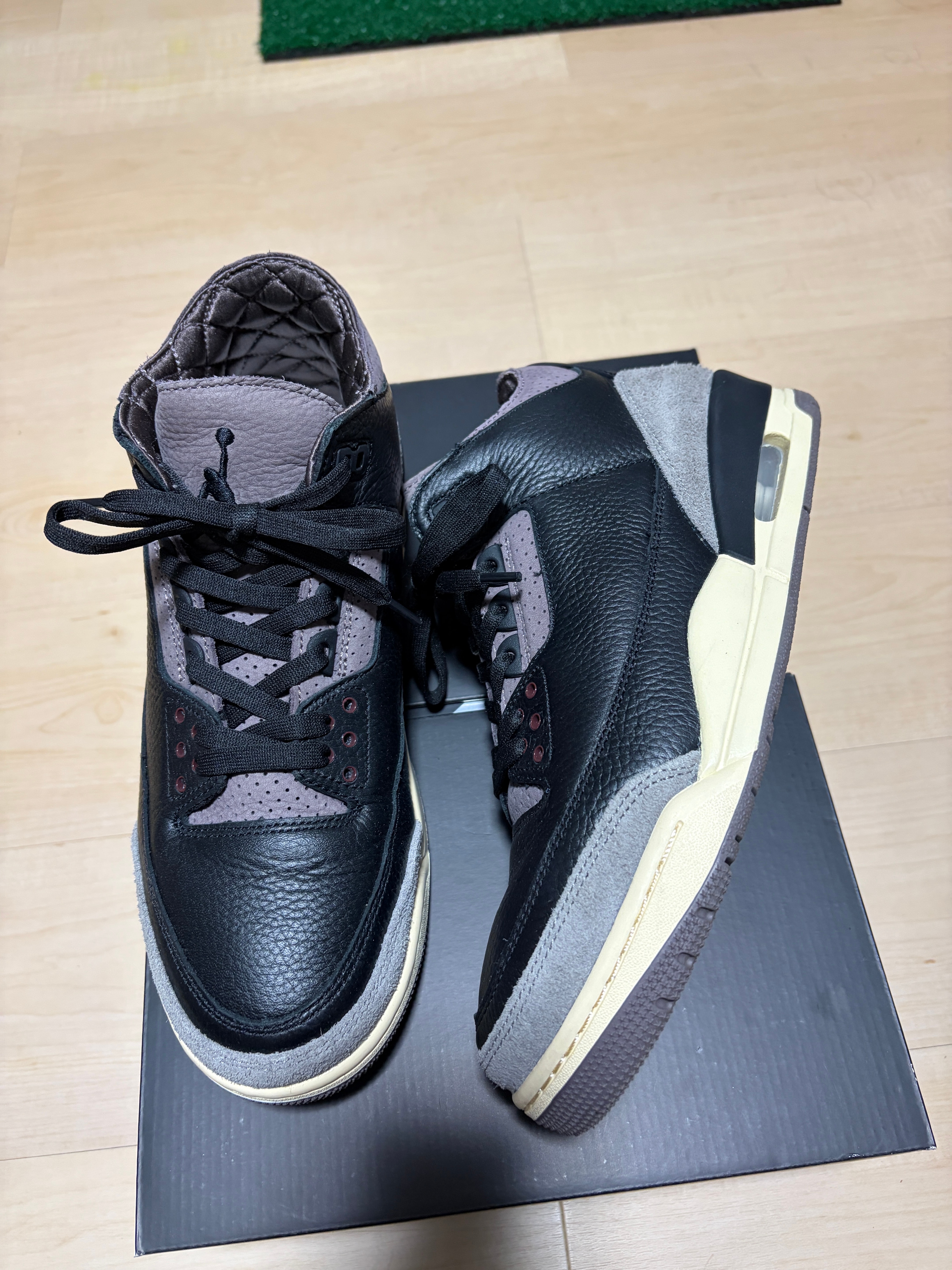 A Ma Maniere × Nike Women's Air Jordan 3 Retro OG SP "Black and Flat Pewter/WYWS"