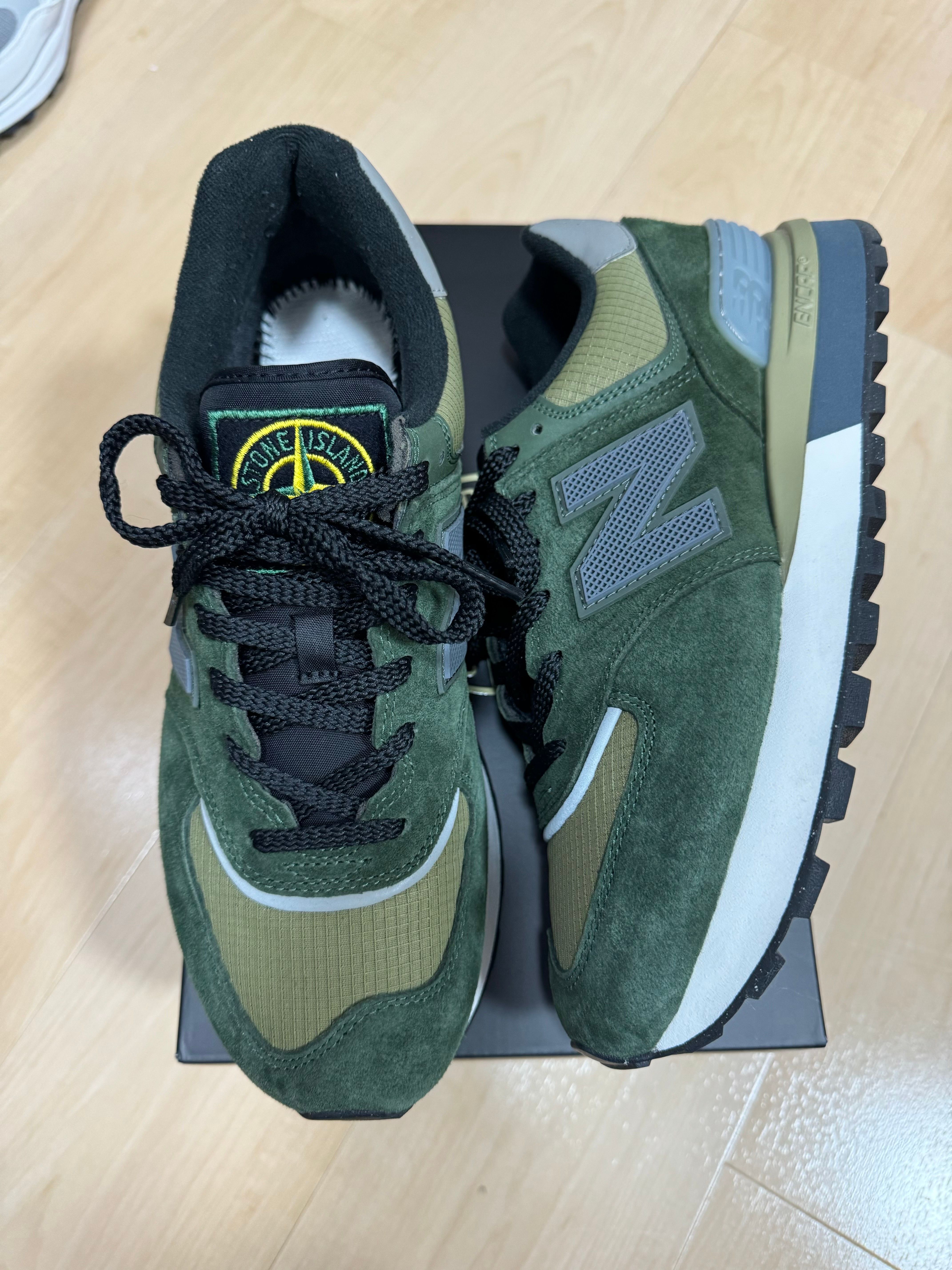 Stone Island × New Balance 574 Legacy "Dark Green"