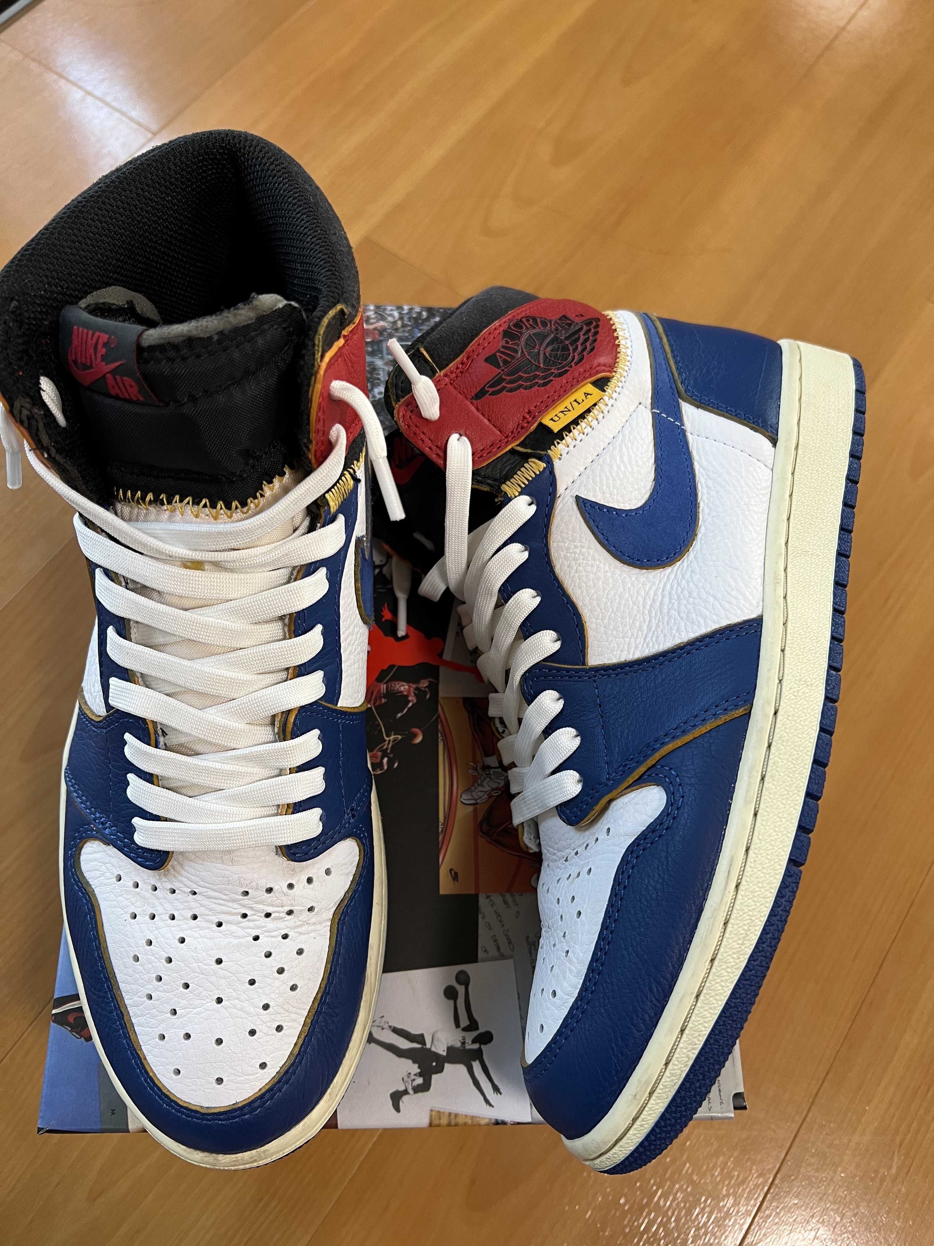 Union × Nike Air Jordan 1 Retro High OG NRG "Storm Blue/Varsity Red"