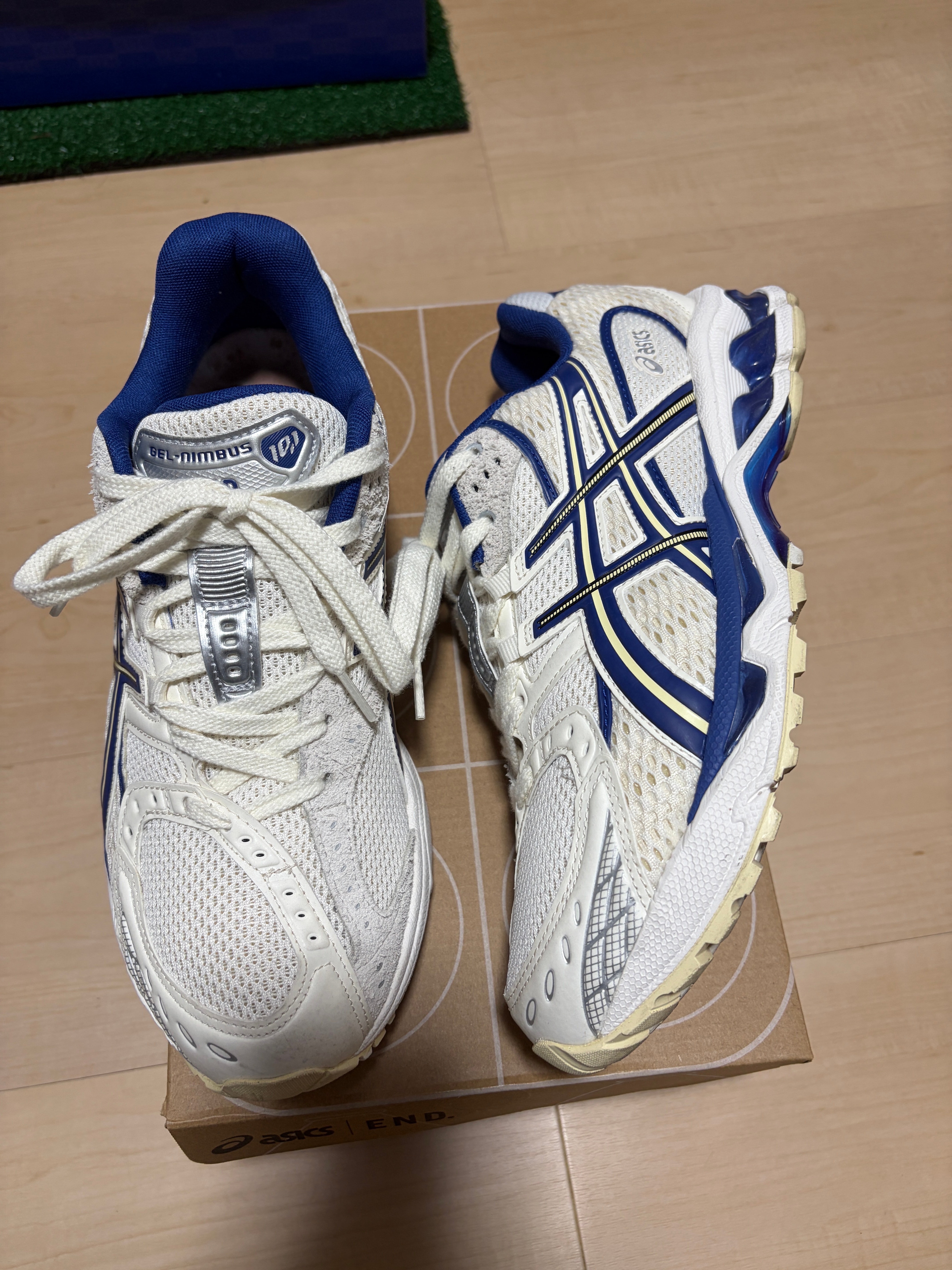 END. × Asics Gel-Nimbus 10.1 "Snow White/Sodalite Blue"