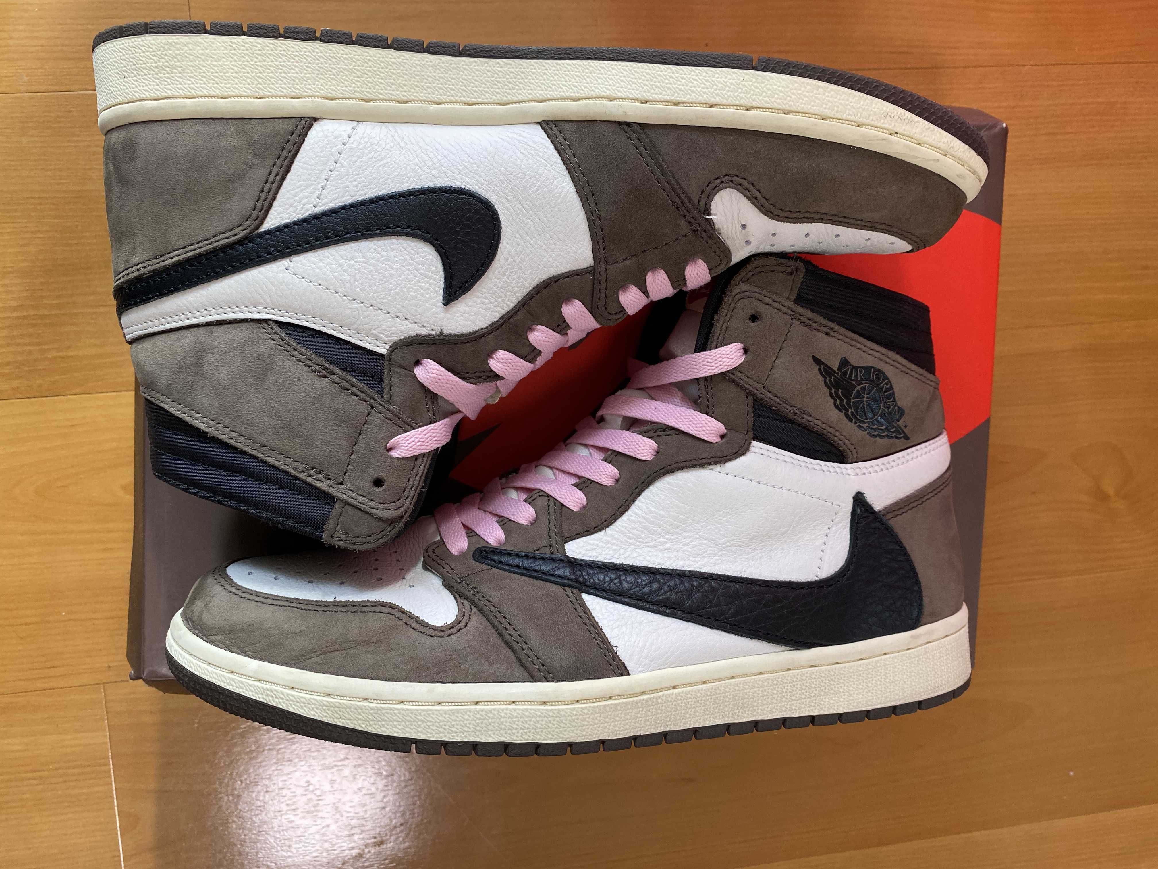 Travis Scott × Nike Air Jordan 1 Retro High OG TS SP "Sail/Dark Mocha"