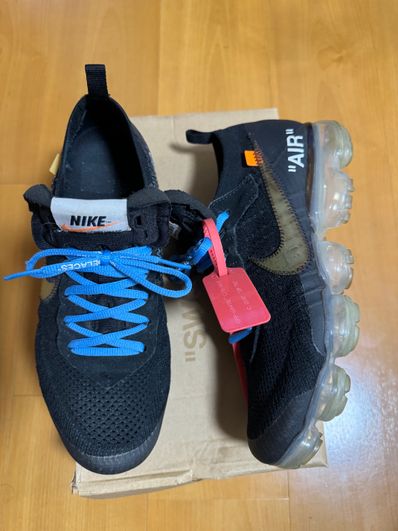 Off-White × Nike Air Vapormax "Black/Total Orange/Clear"
