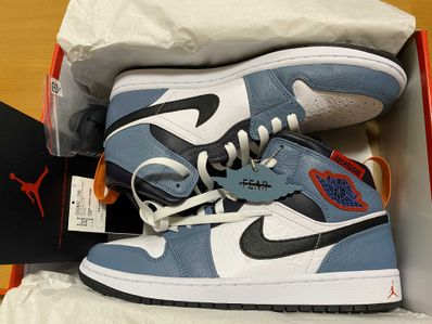 FACETASM × Nike Air Jordan 1 Mid "White/Navy"