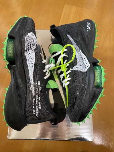 Off-White × Nike Air Zoom Tempo Next% Flyknit "Black"