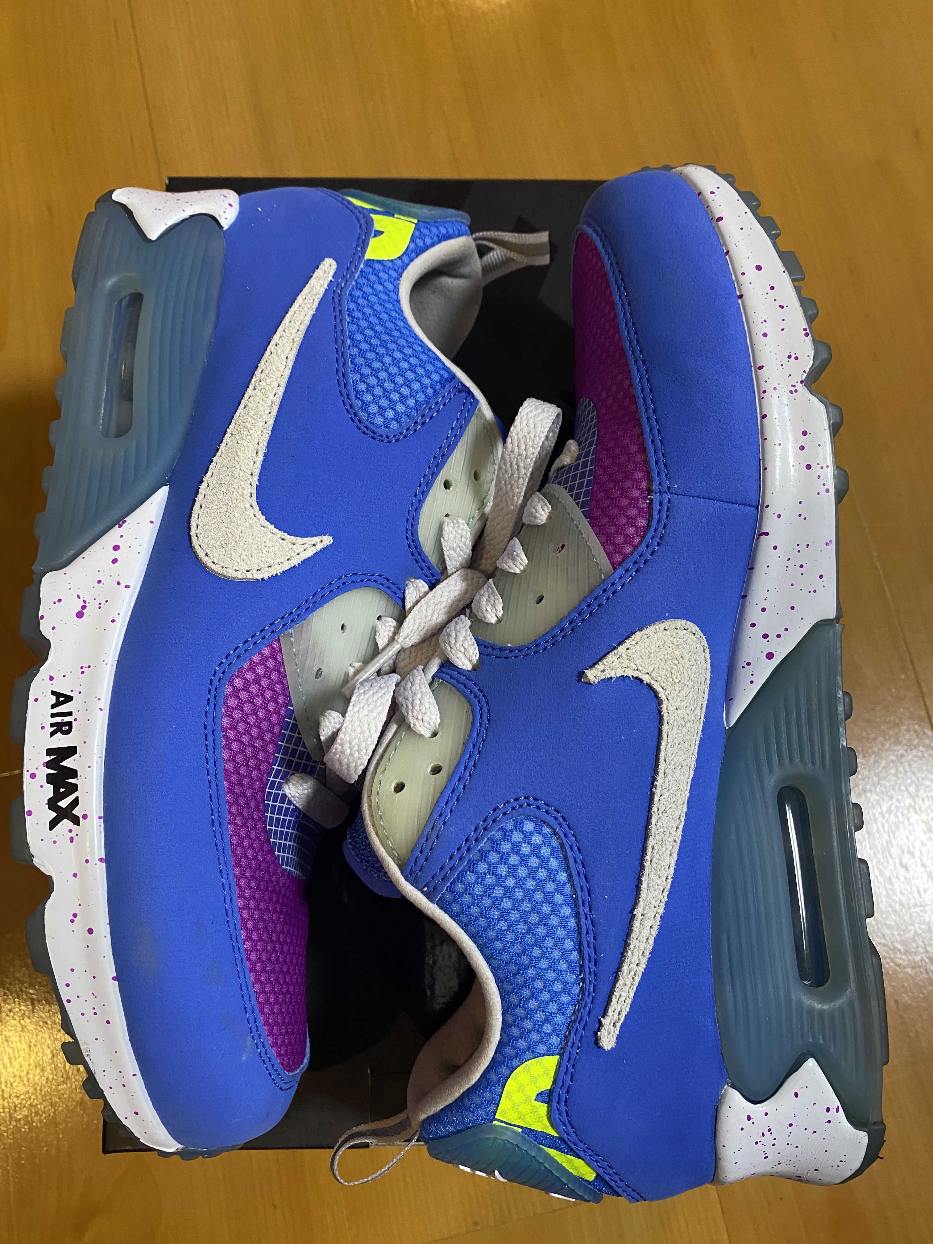 UNDEFEATED × Nike Air Max 90 "Blue/Purple"