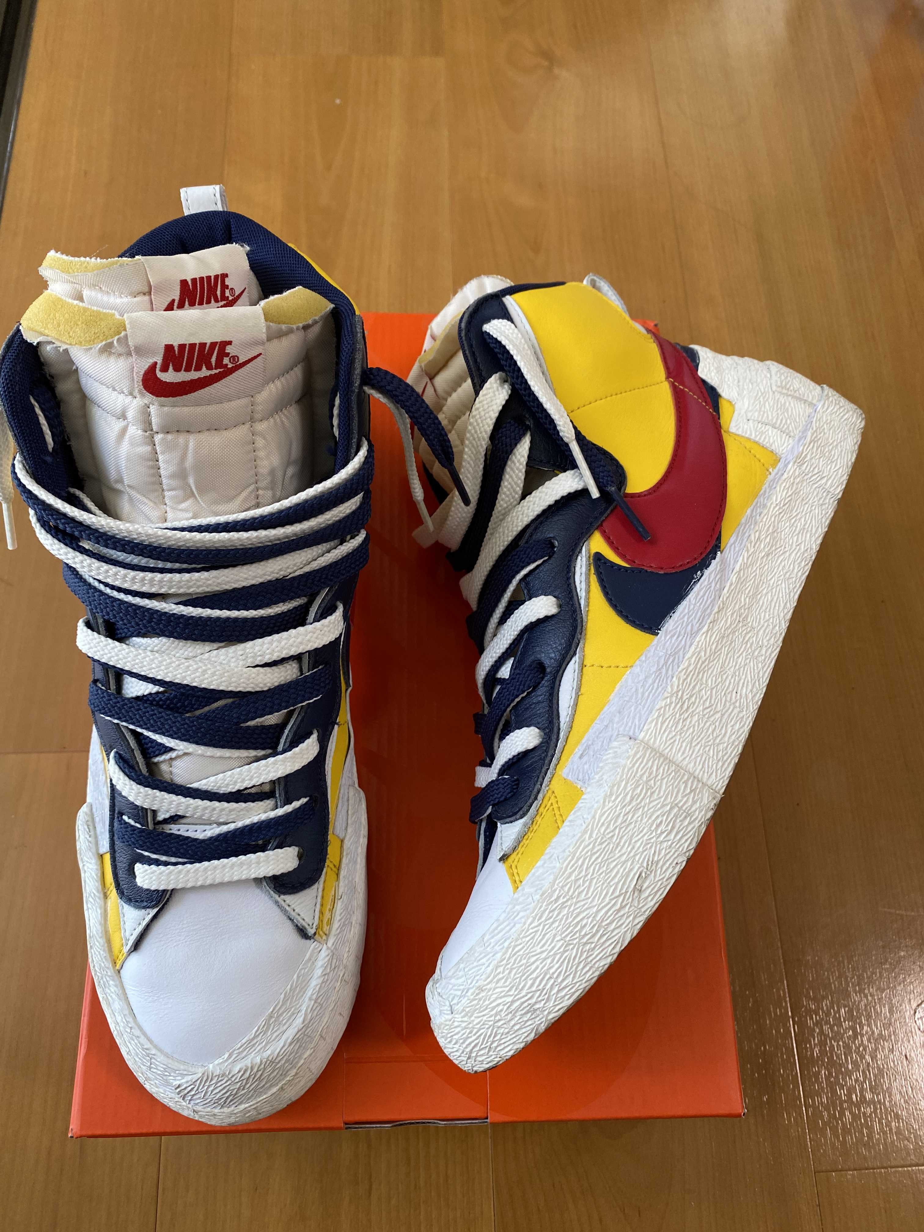 sacai × Nike Blazer Mid "Varsity Maize/Varsity Red"