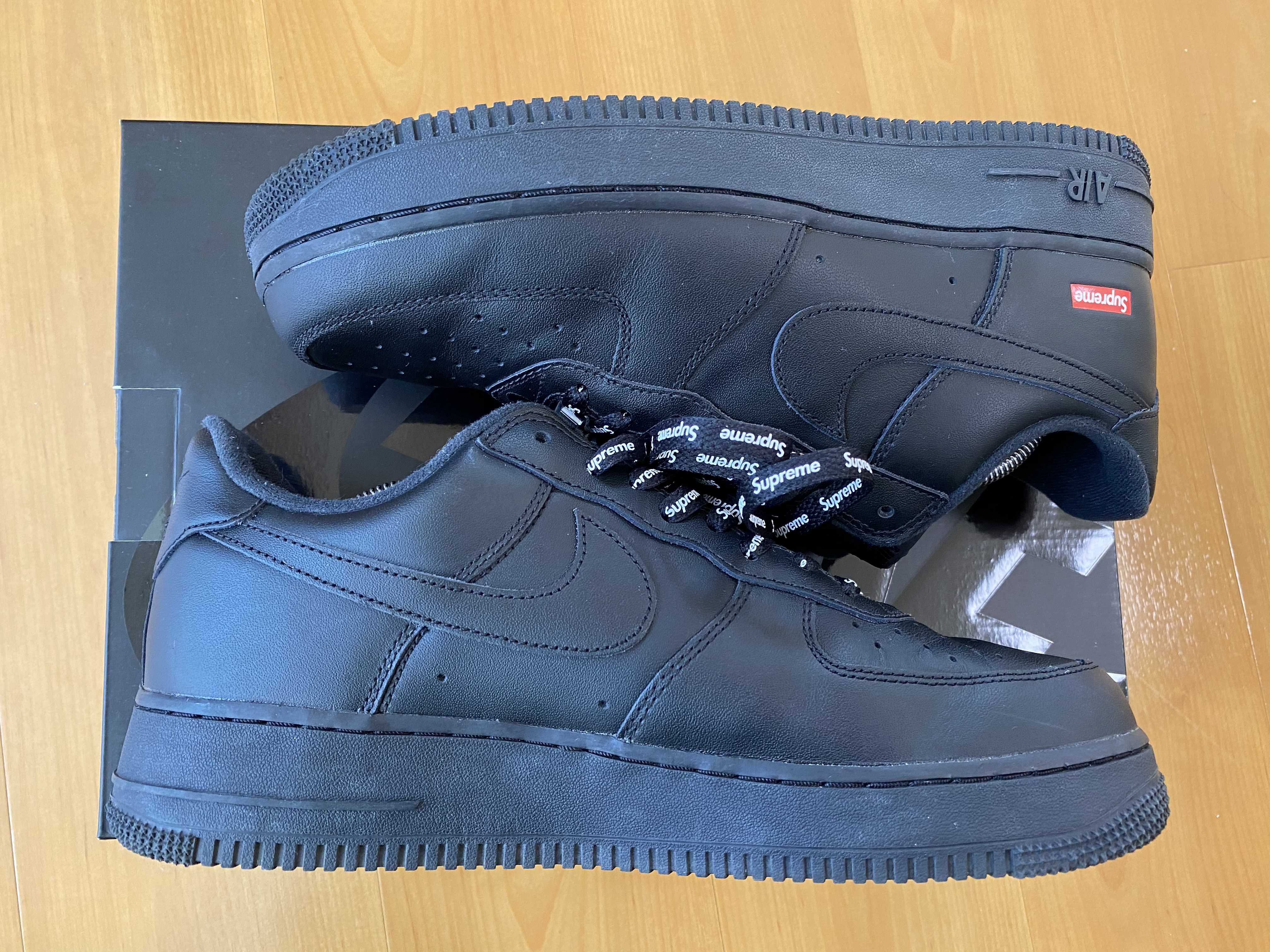 Supreme × Nike Air Force 1 Low "Black"