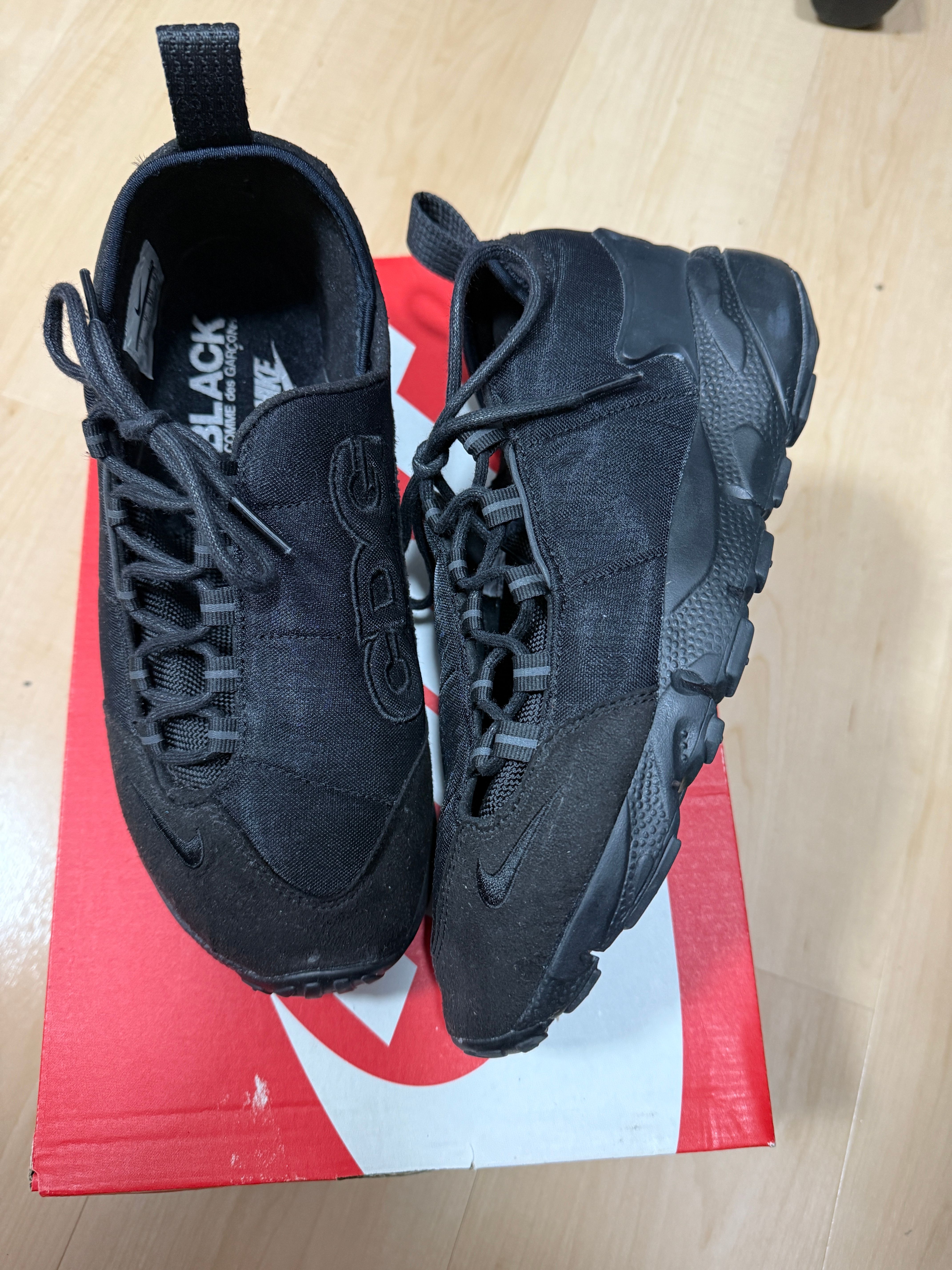 COMME des GARCONS × Nike Air Footscape NM "BLACK"