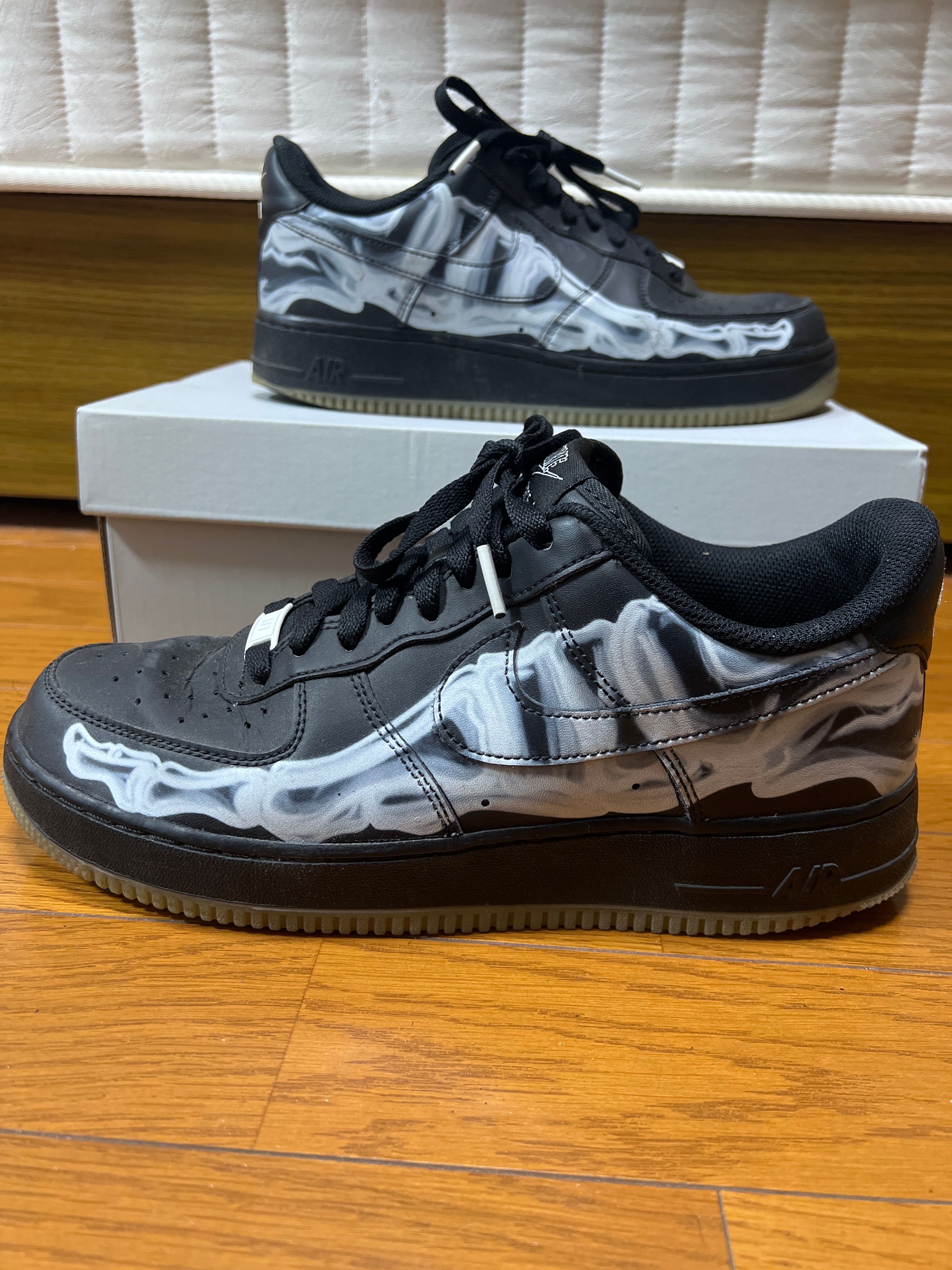 Nike Air Force 1 Low "Black Skeleton"
