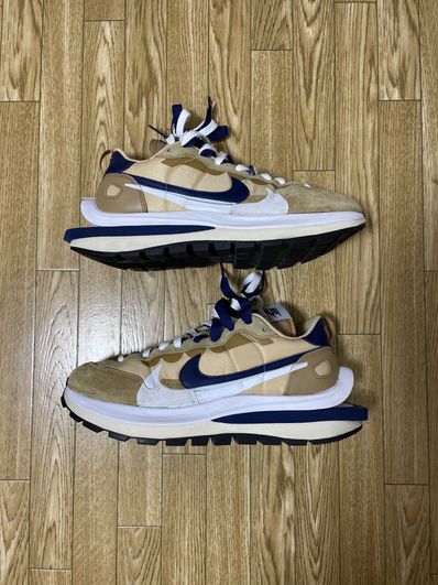 Sacai × Nike Vapor Waffle "Sesame And Blue Void"