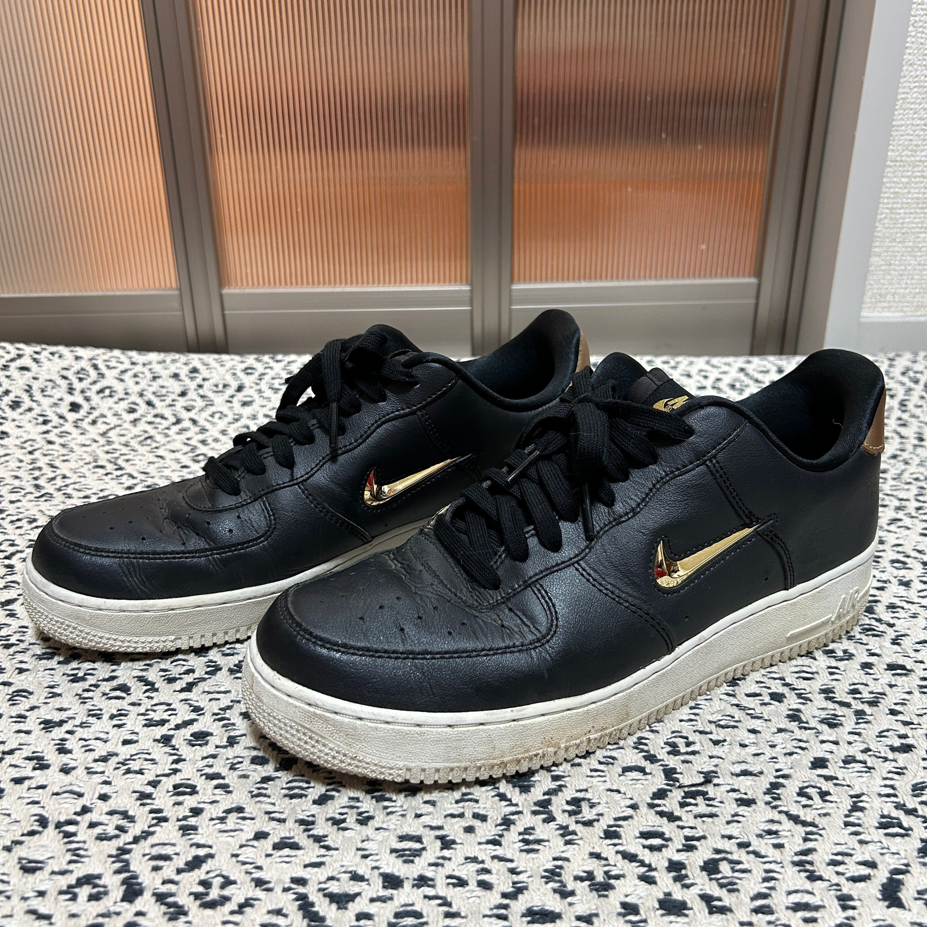 Nike Air Force 1 Low "Jewel Black/Metallic Gold"